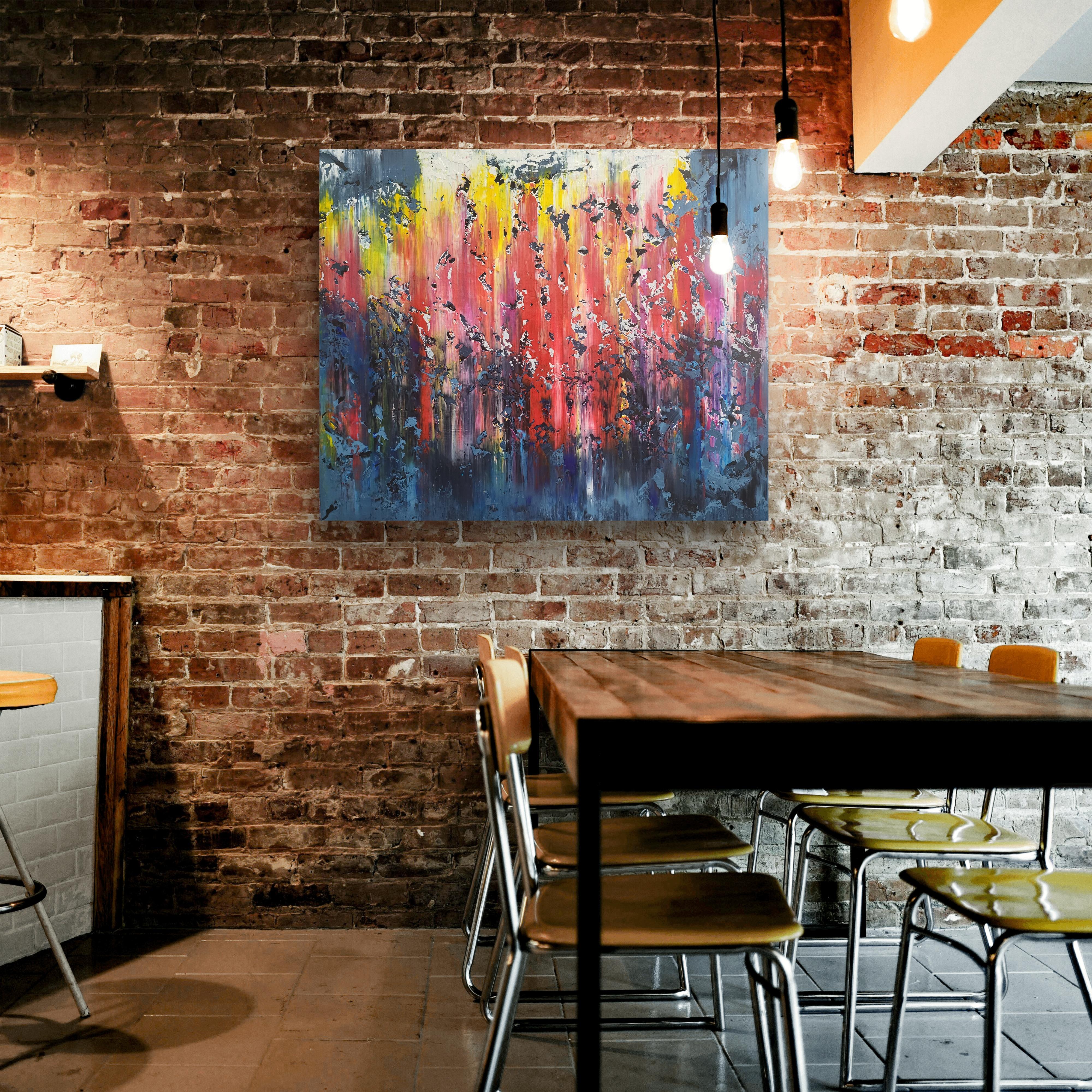 Zusammenfassung 2431 (Grau), Abstract Painting, von Alex Senchenko