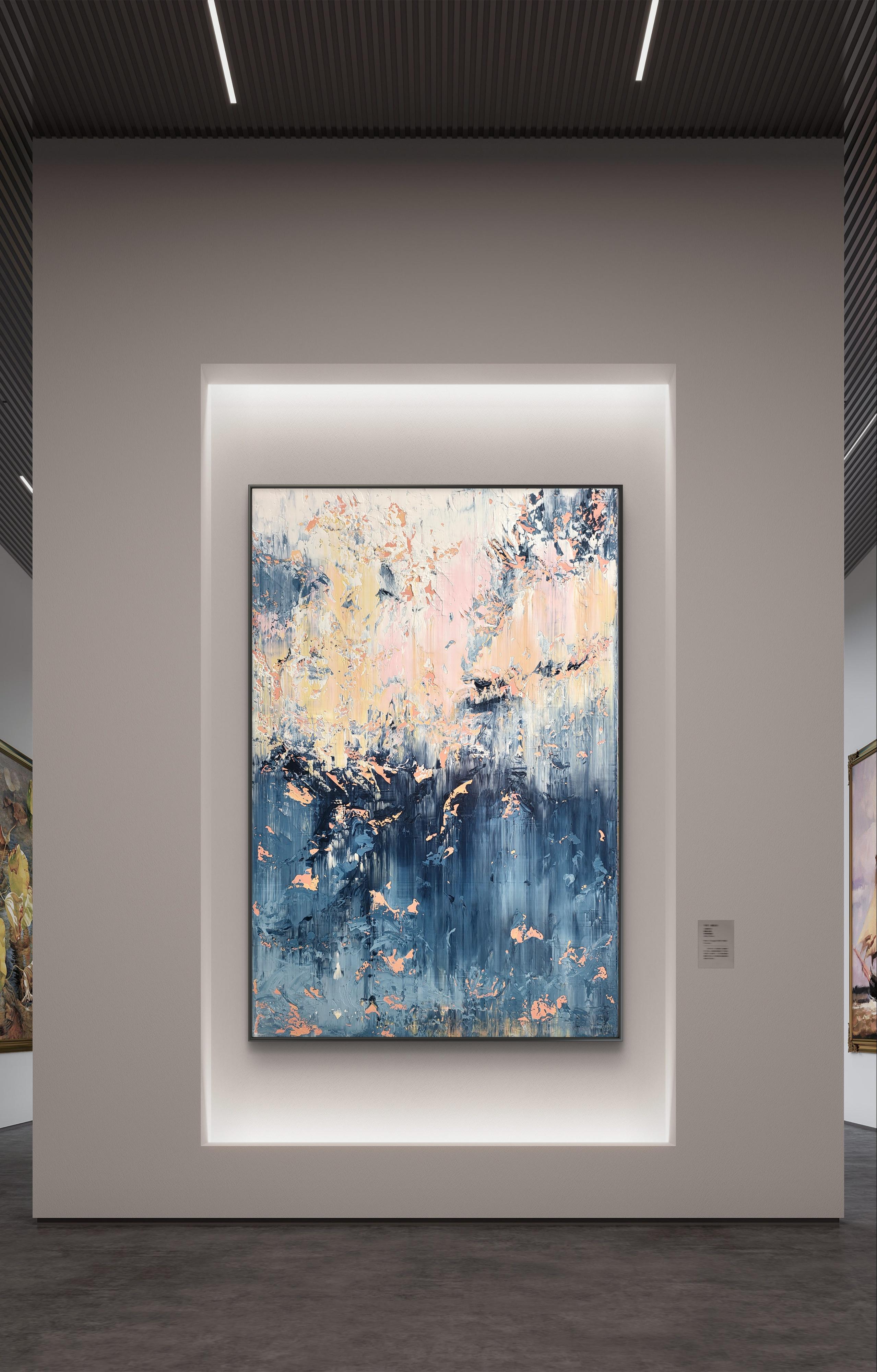 Astratto 2433 - Abstract Painting Grigio di Alex Senchenko