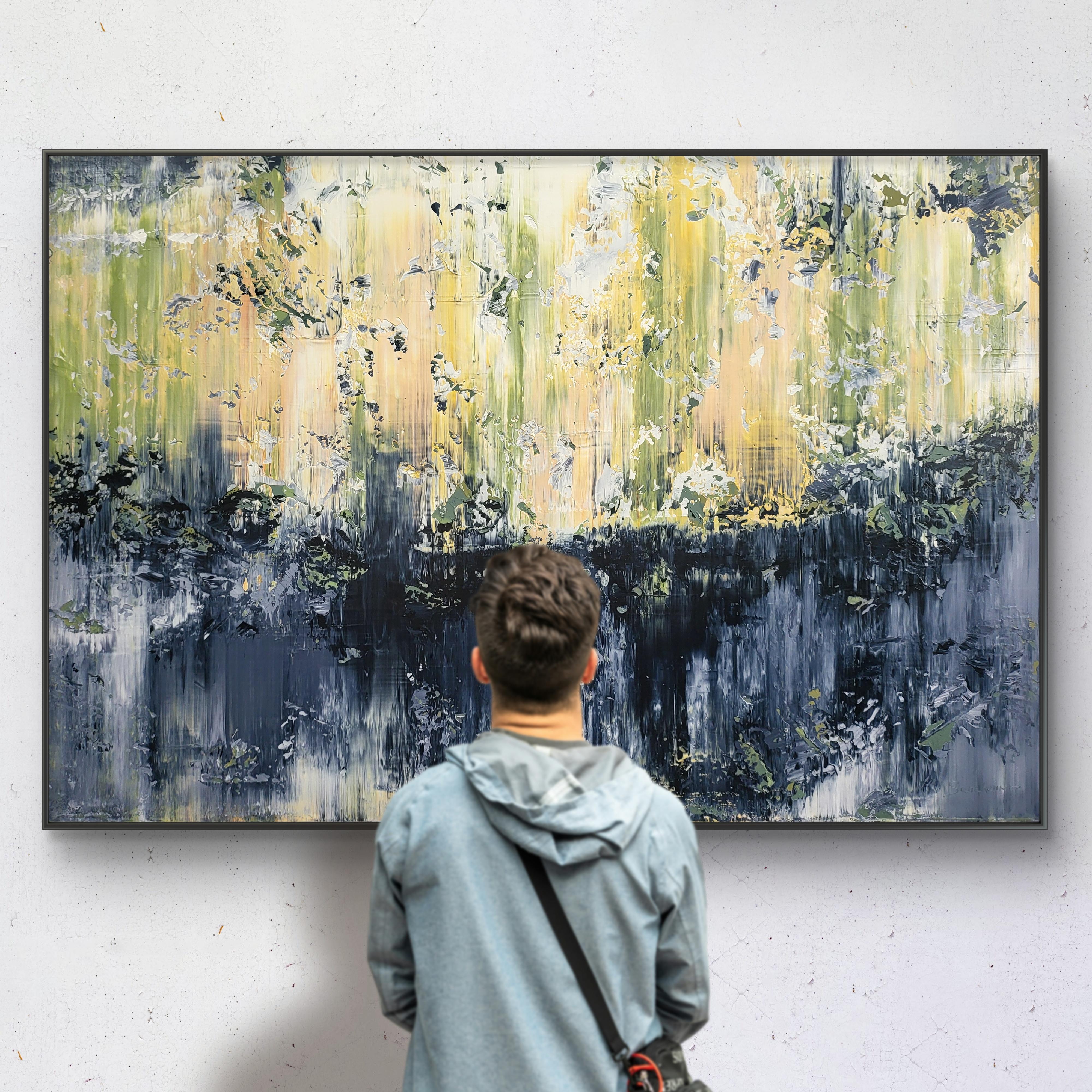 Résumé 2437 - Abstrait Painting par Alex Senchenko