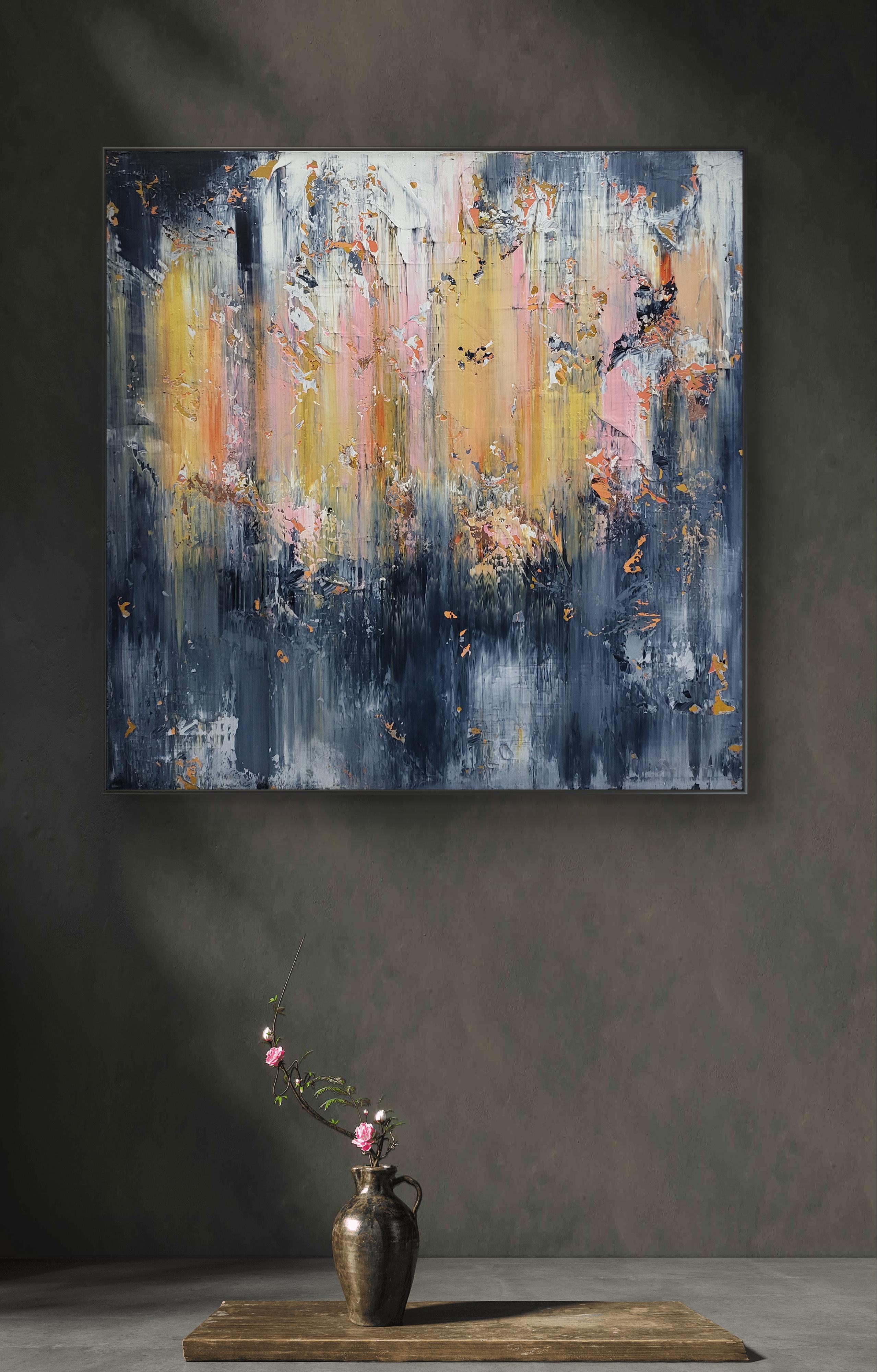 Zusammenfassung 2444 (Abstrakt), Painting, von Alex Senchenko