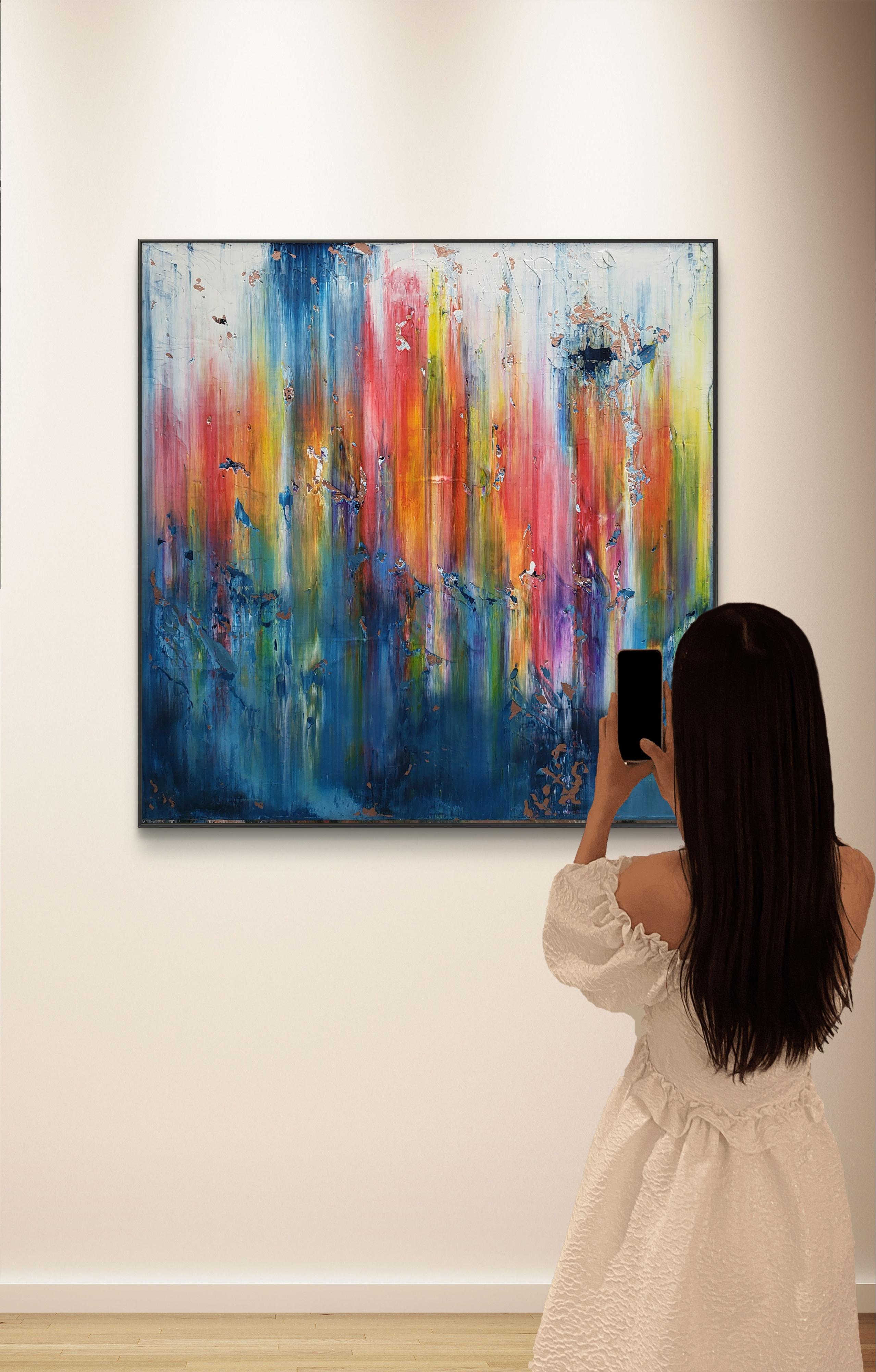 Astratto 2445 - Abstract Painting Marrone di Alex Senchenko