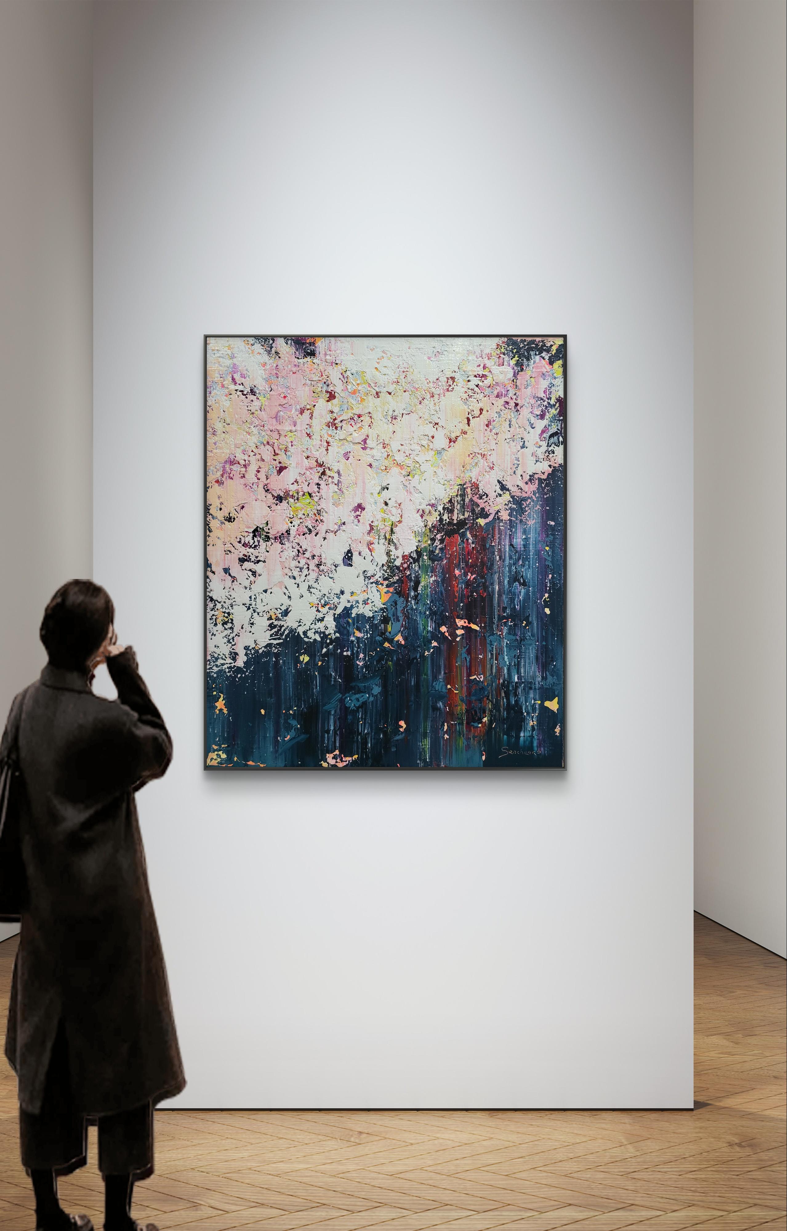 Astratto 2462 - Landscape Painting Grigio di Alex Senchenko