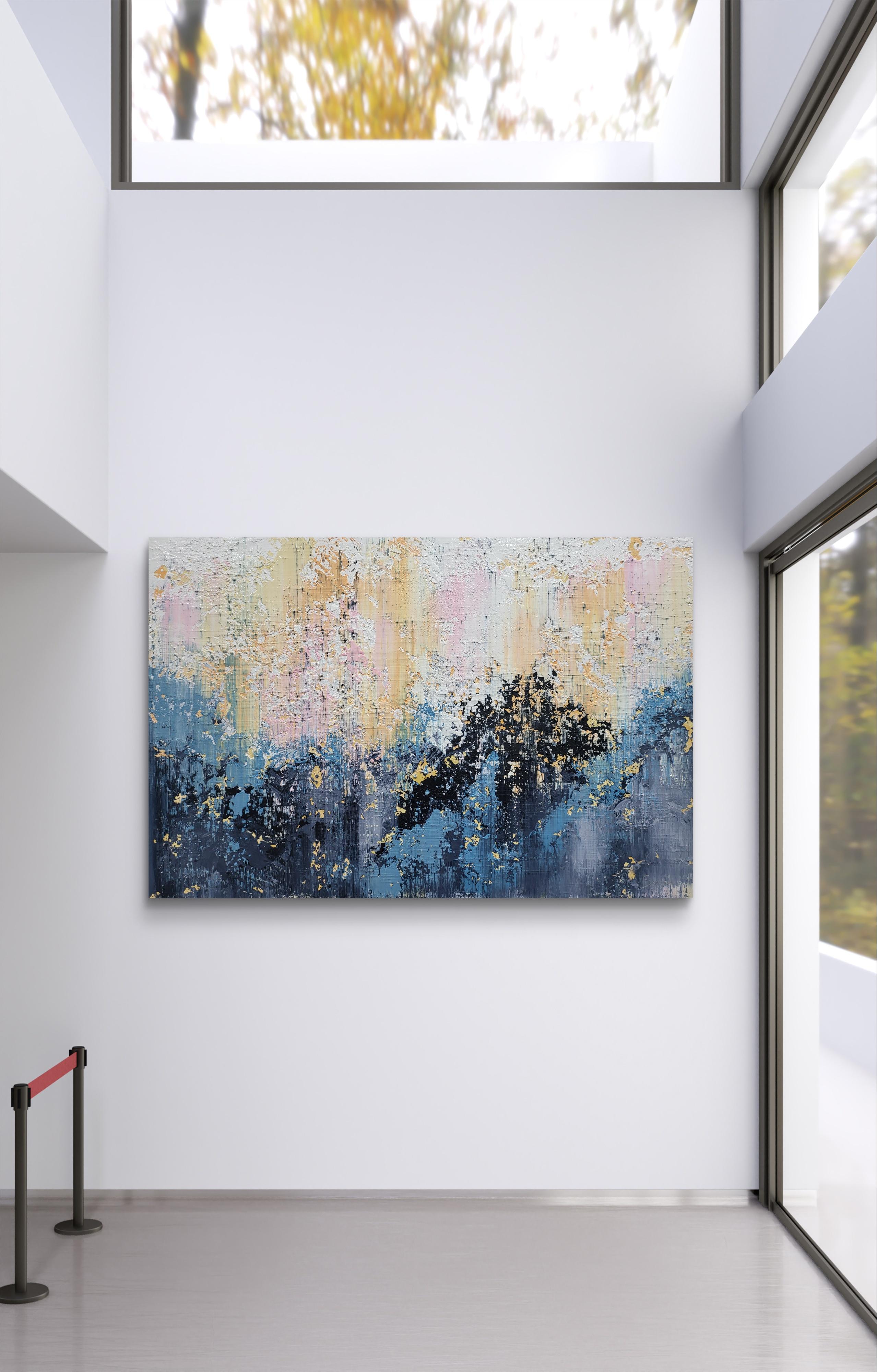 Astratto 2466 - Abstract Painting Grigio di Alex Senchenko