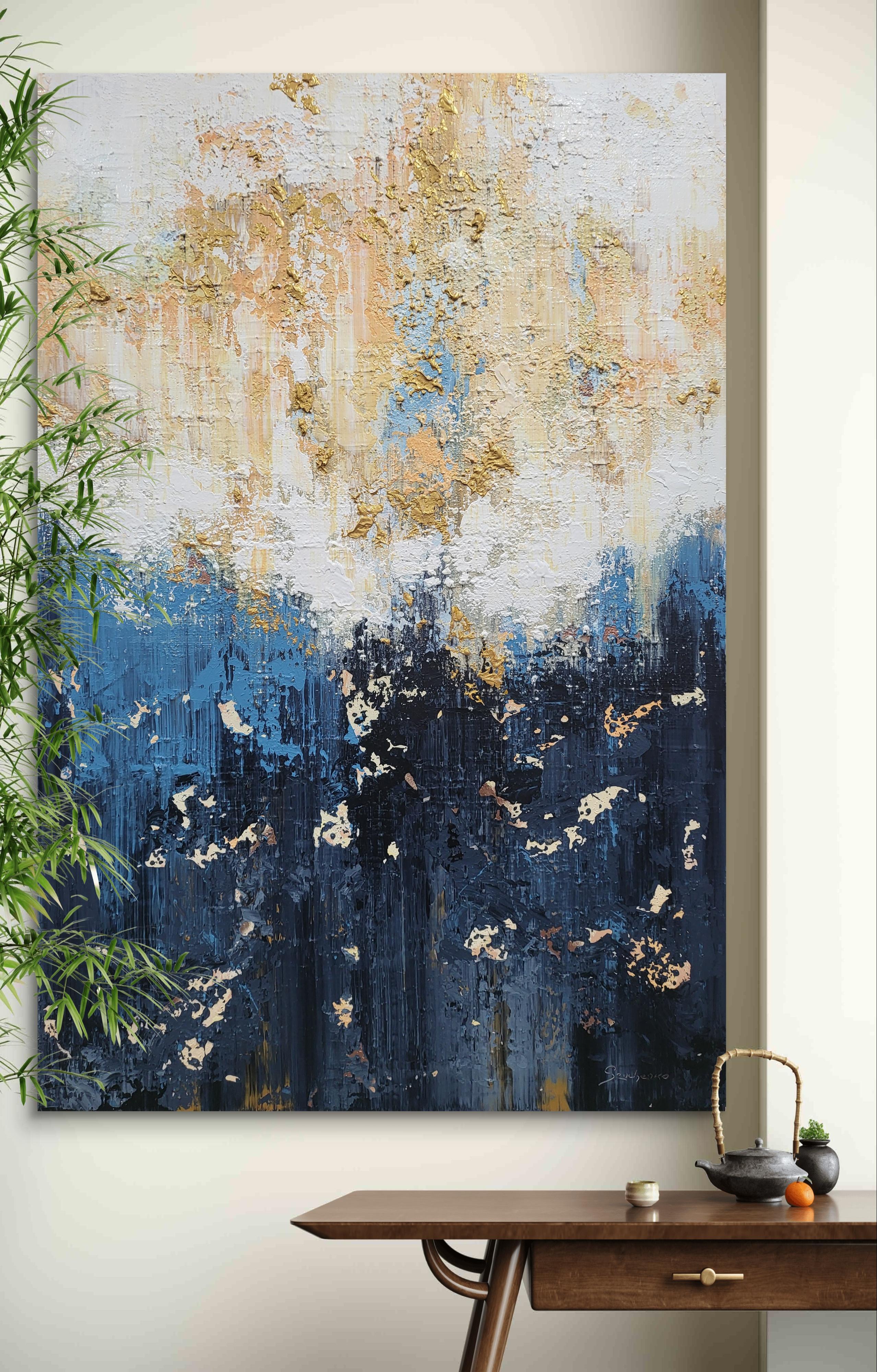 Abstract 2467 - Painting by Alex Senchenko