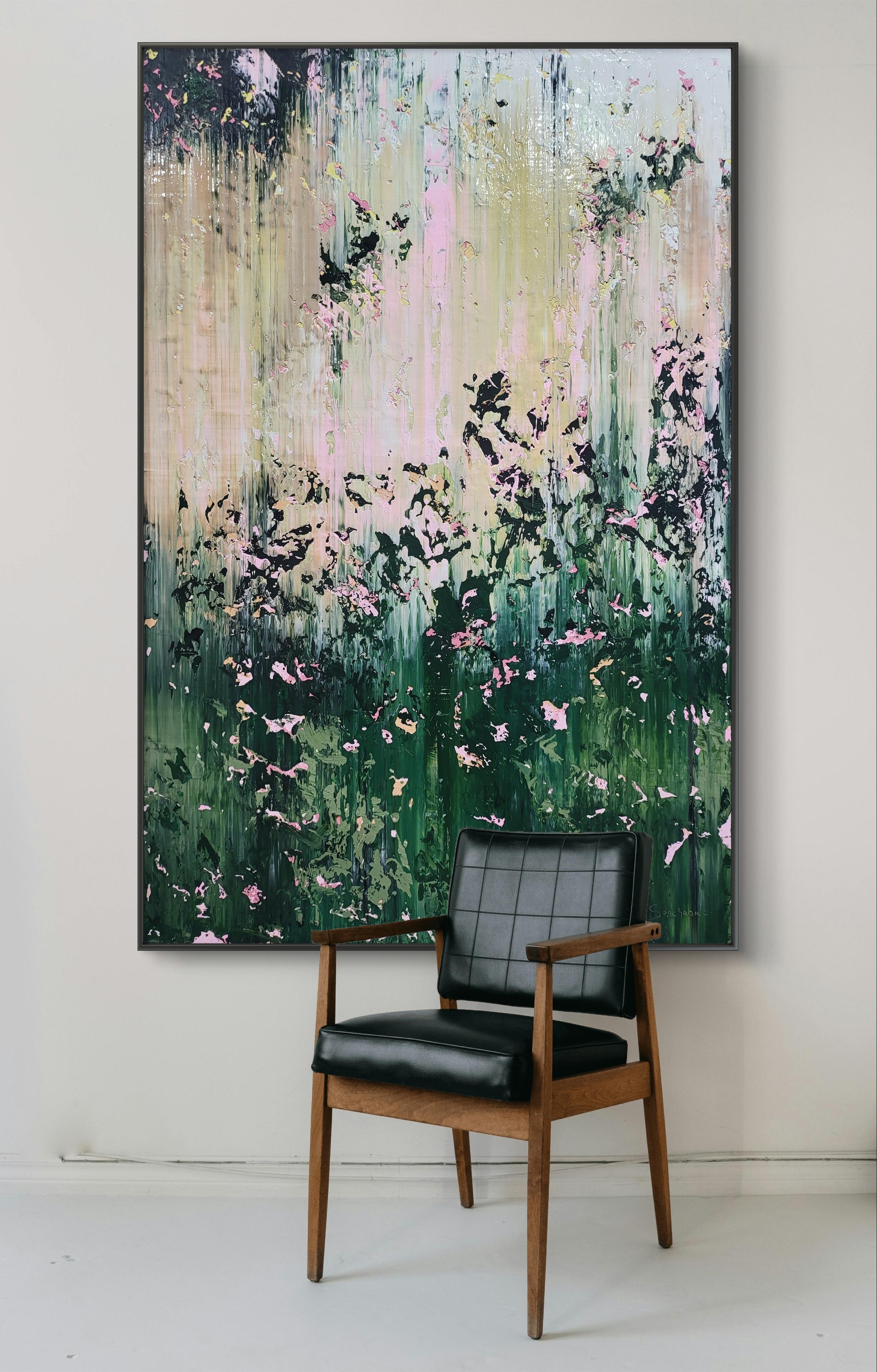 Astratto 2480 - Abstract Painting Grigio di Alex Senchenko