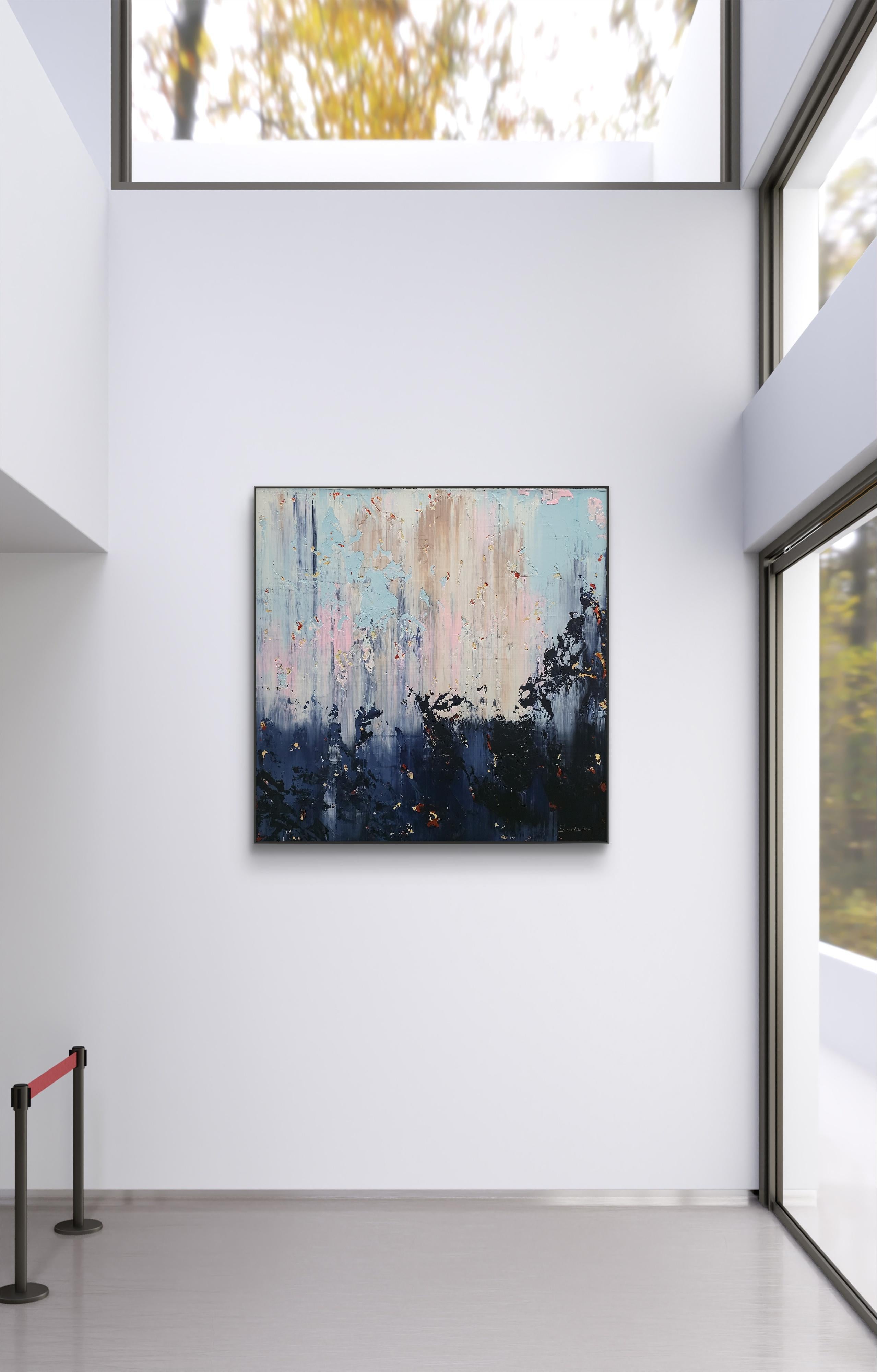 Estratto 2501 - Abstract Painting Grigio di Alex Senchenko