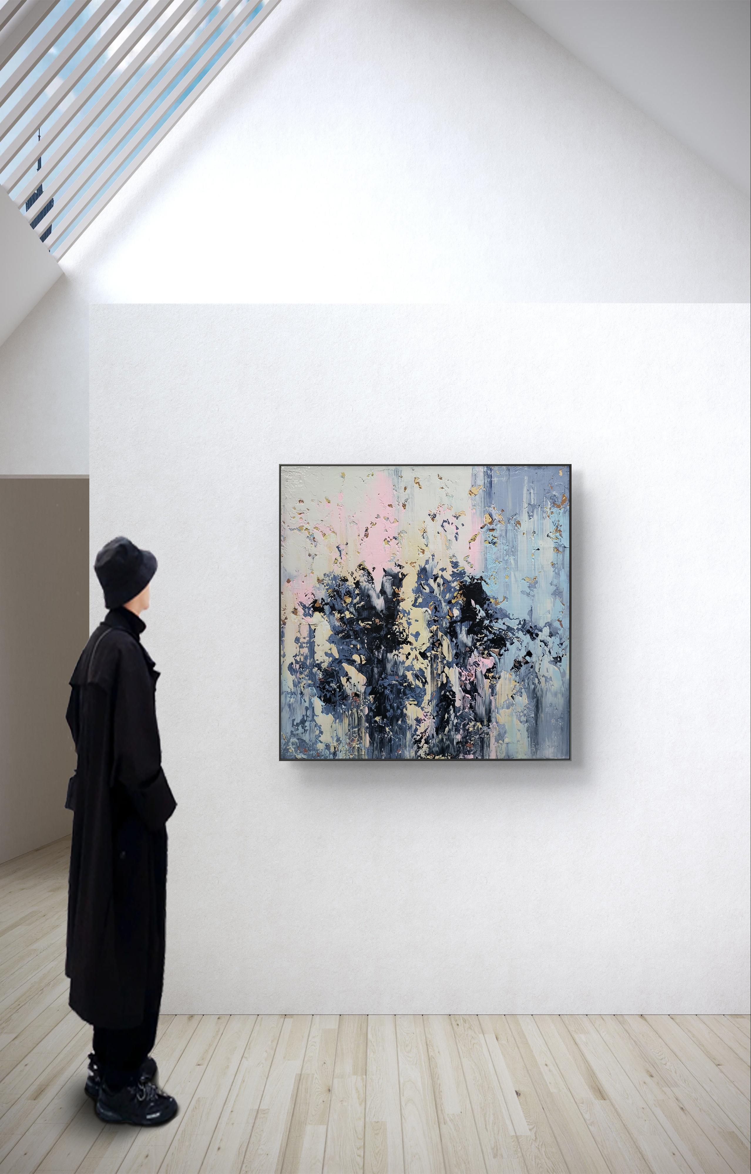 Zusammenfassung 2503 (Grau), Abstract Painting, von Alex Senchenko