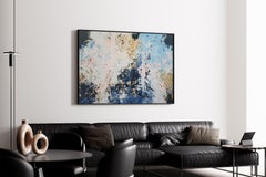 Abstract 2514 - Impasto abstract painting, Ready to Hang 150x100cm