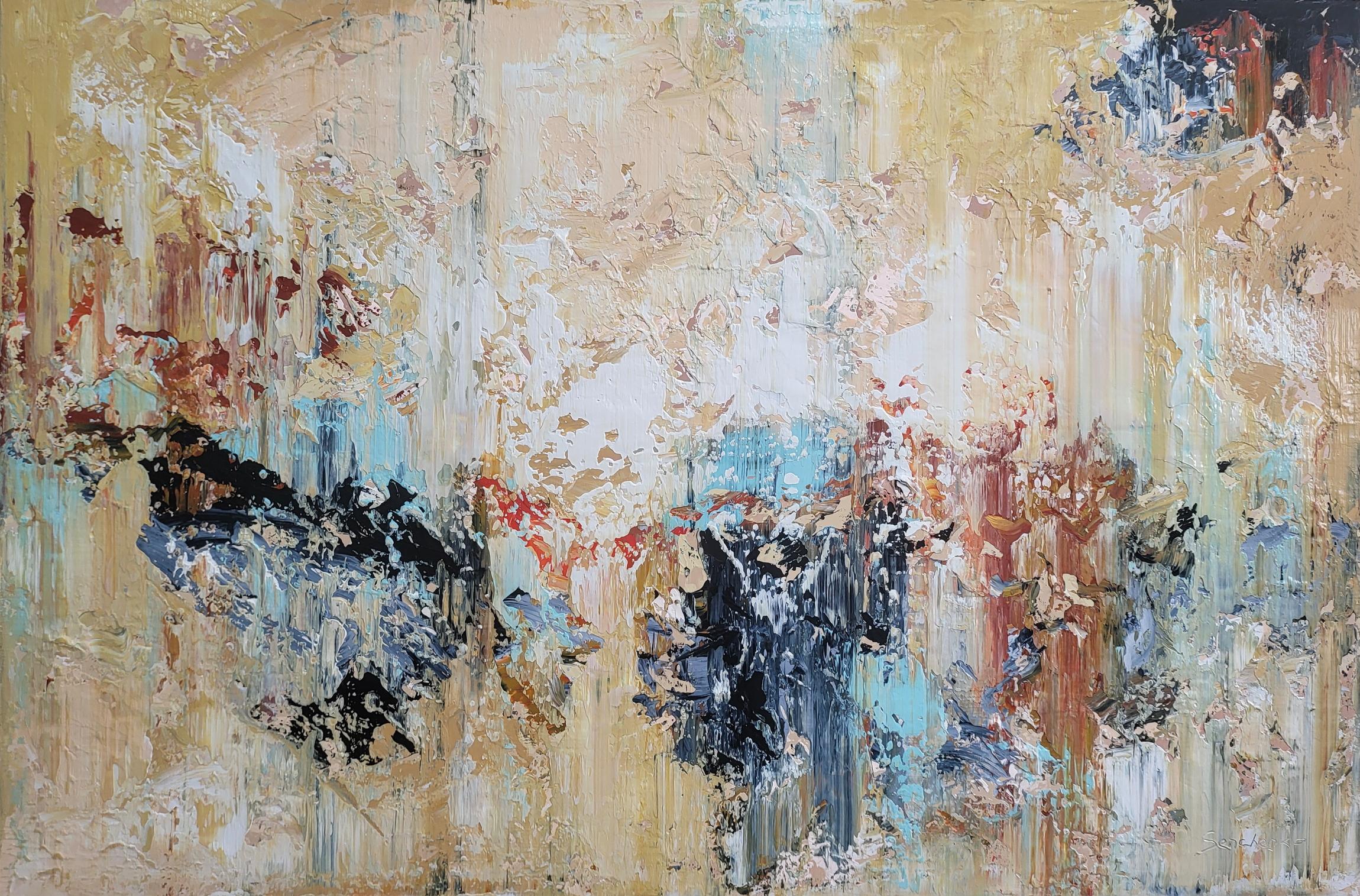 Alex Senchenko Abstract Painting - Abstract 2519