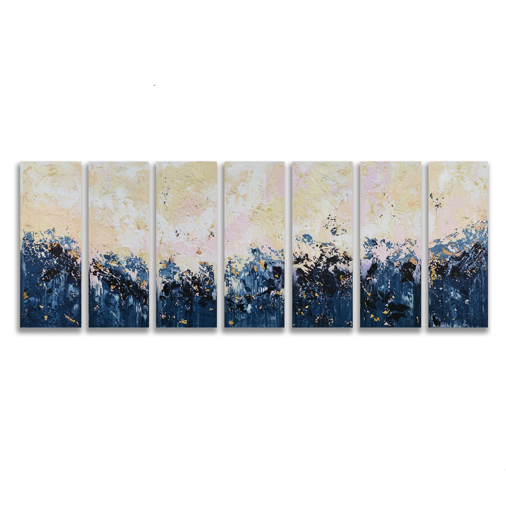 Estratto 2520 - Abstract Painting Grigio di Alex Senchenko