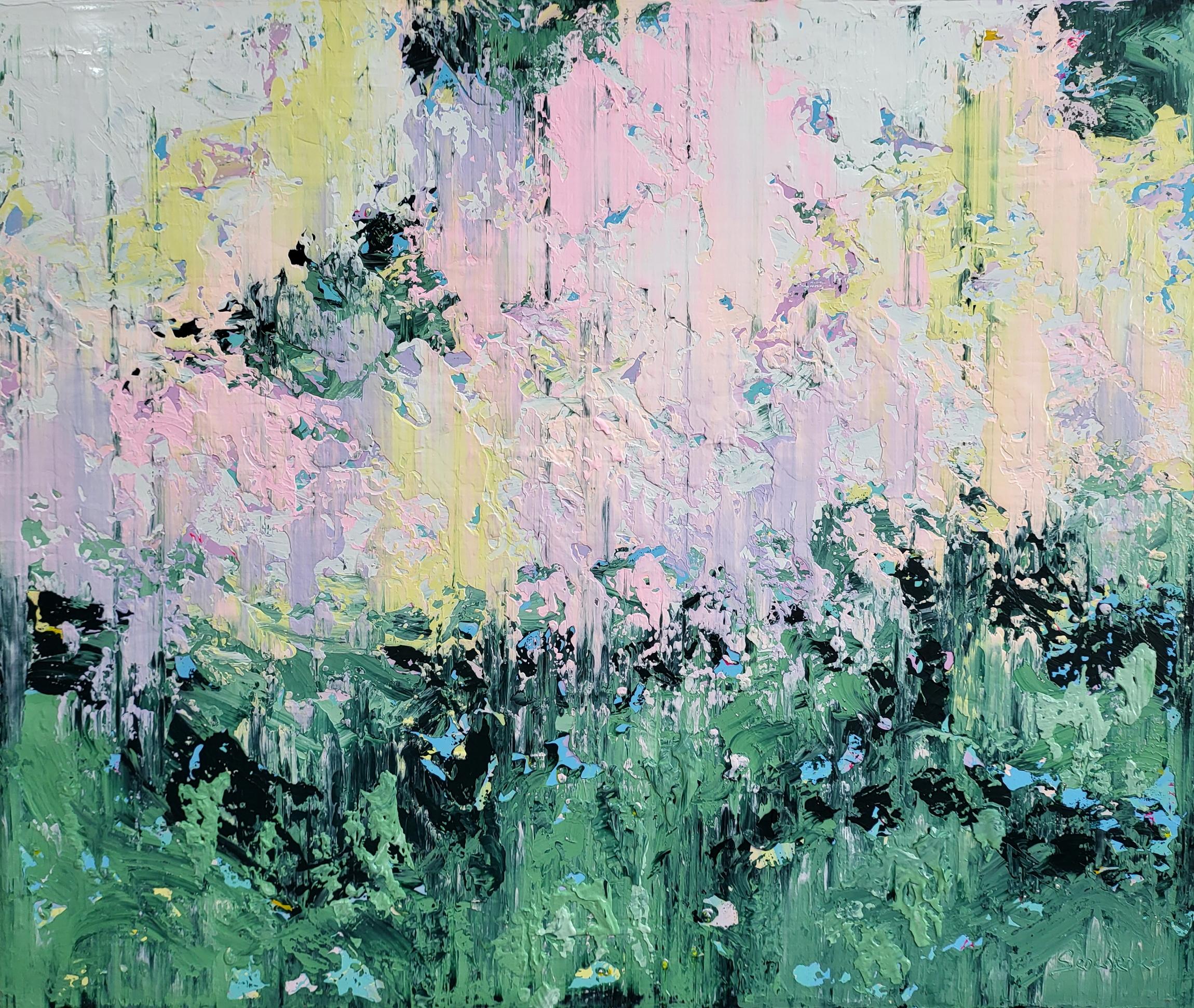 Alex Senchenko Landscape Painting - Abstract 2522