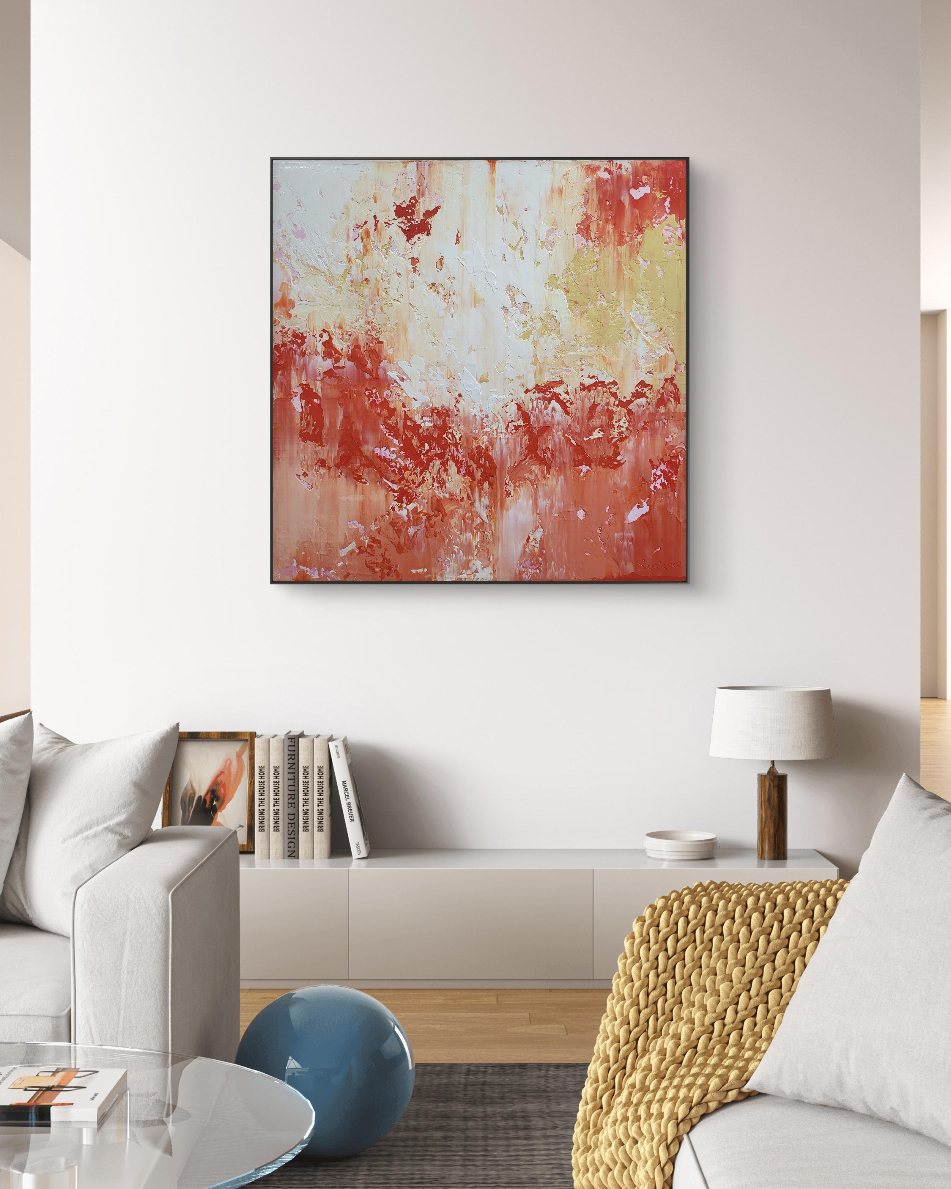 Estratto 2528 - Abstract Painting Marrone di Alex Senchenko