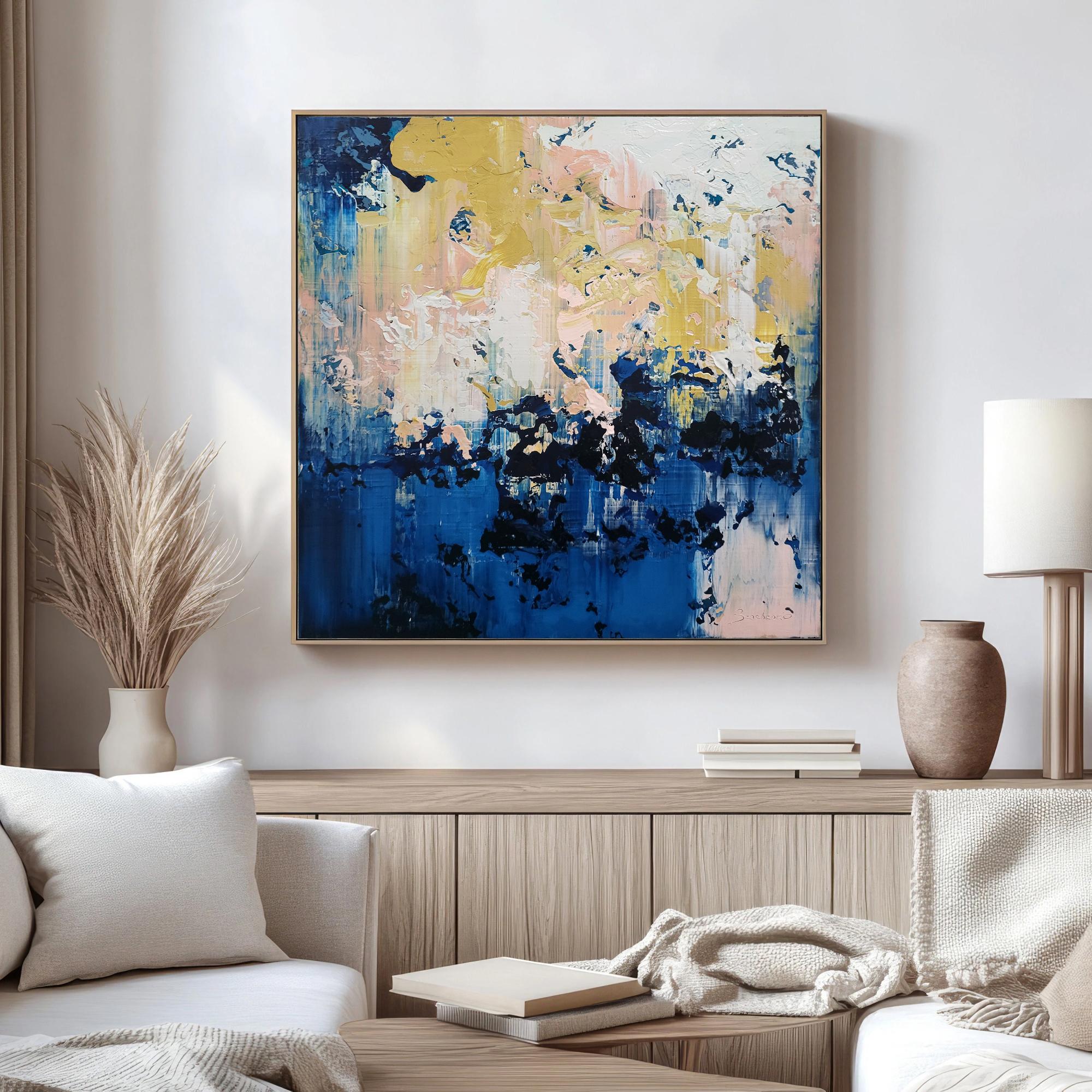 Résumé 2546 - Abstrait Painting par Alex Senchenko