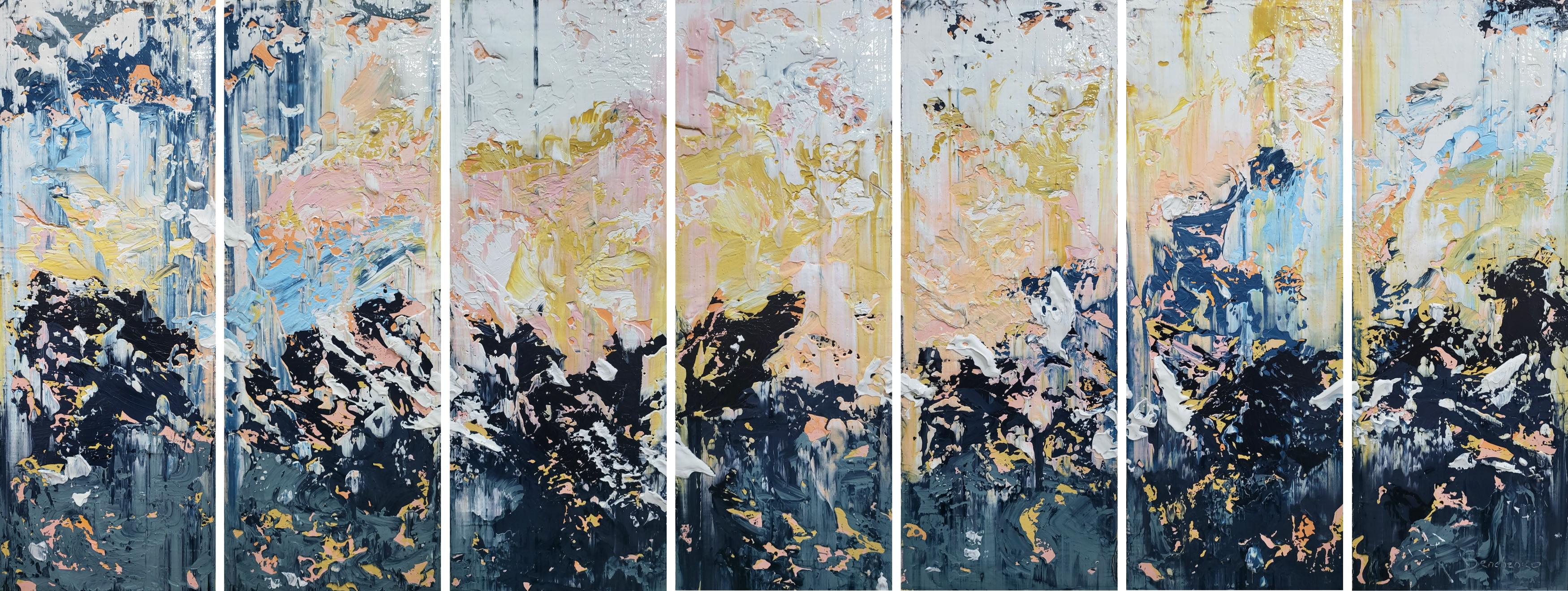 Alex Senchenko Abstract Painting - Abstract 2551