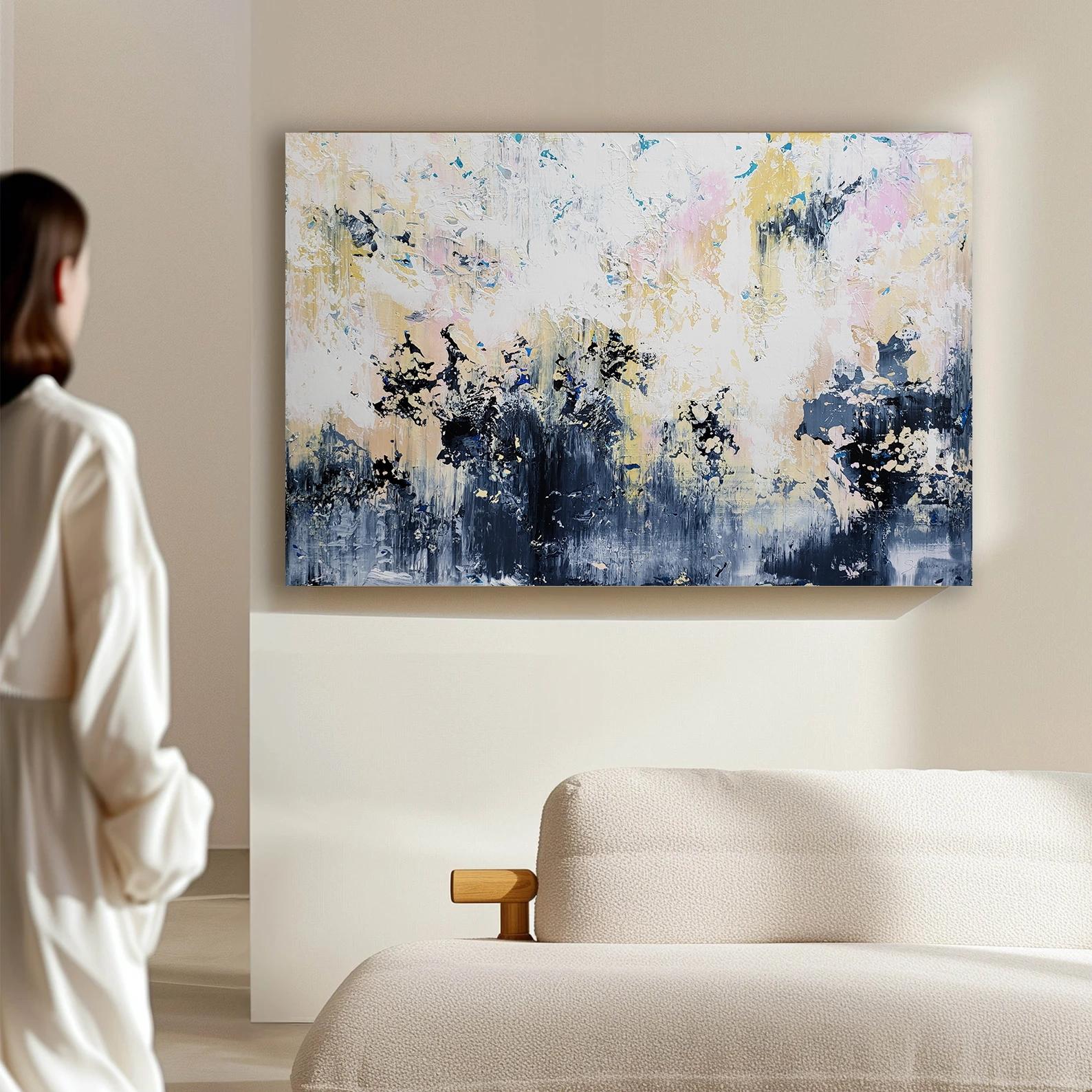 Résumé 2563 - Abstrait Painting par Alex Senchenko