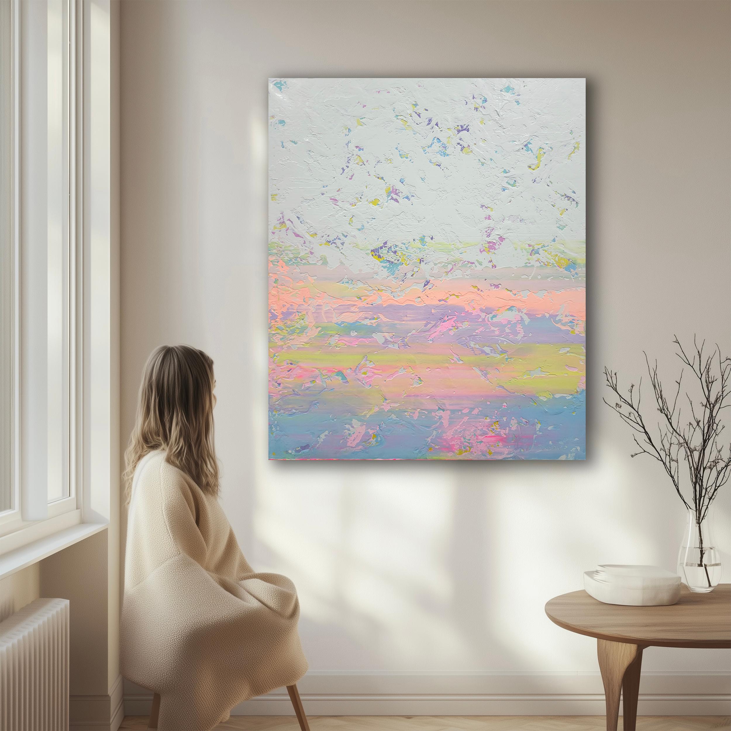 Résumé 2566 - Abstrait Painting par Alex Senchenko