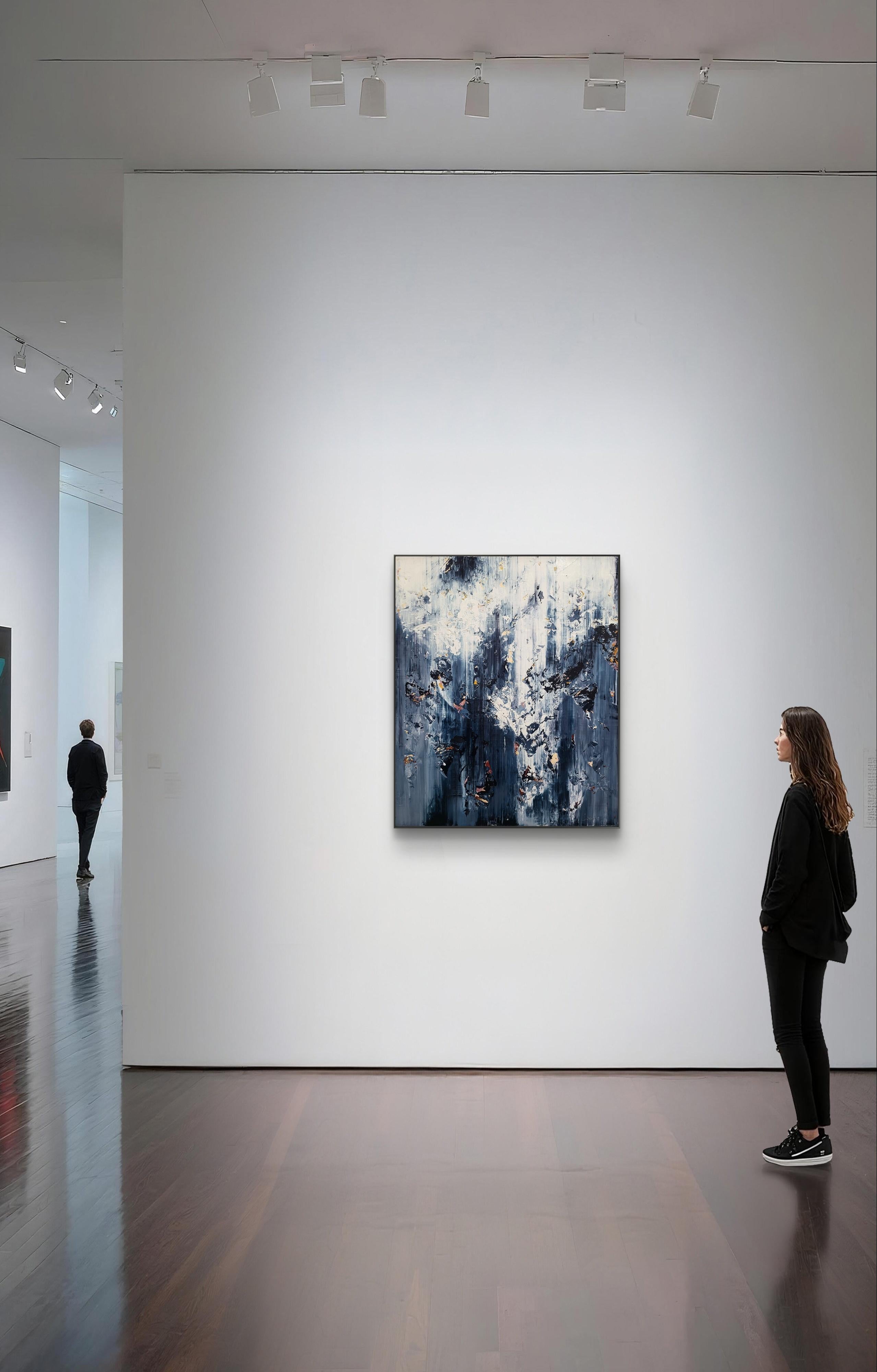 Resumen 2567 - Abstract Painting Negro de Alex Senchenko