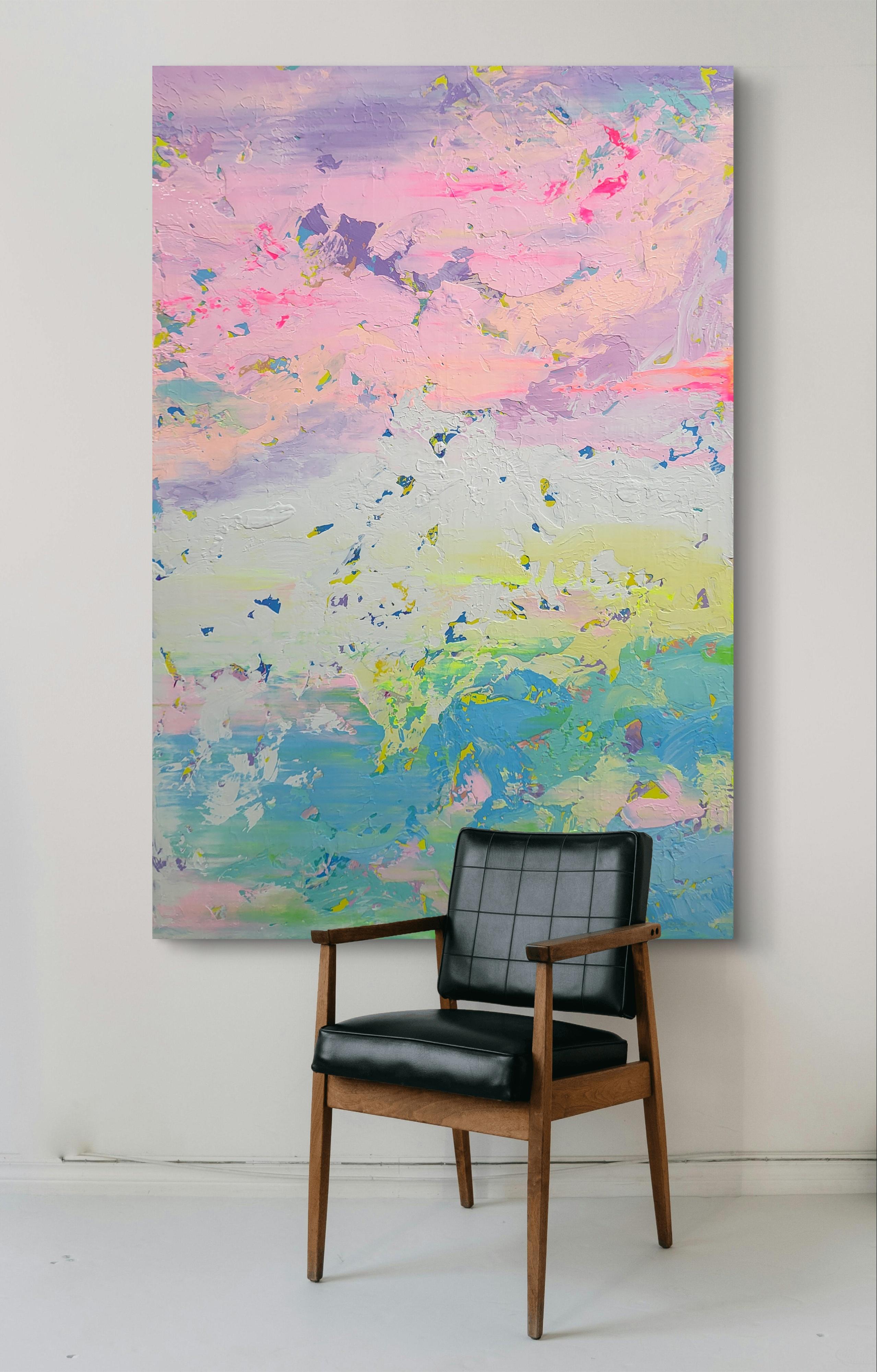 Résumé 2572 - Abstrait Painting par Alex Senchenko