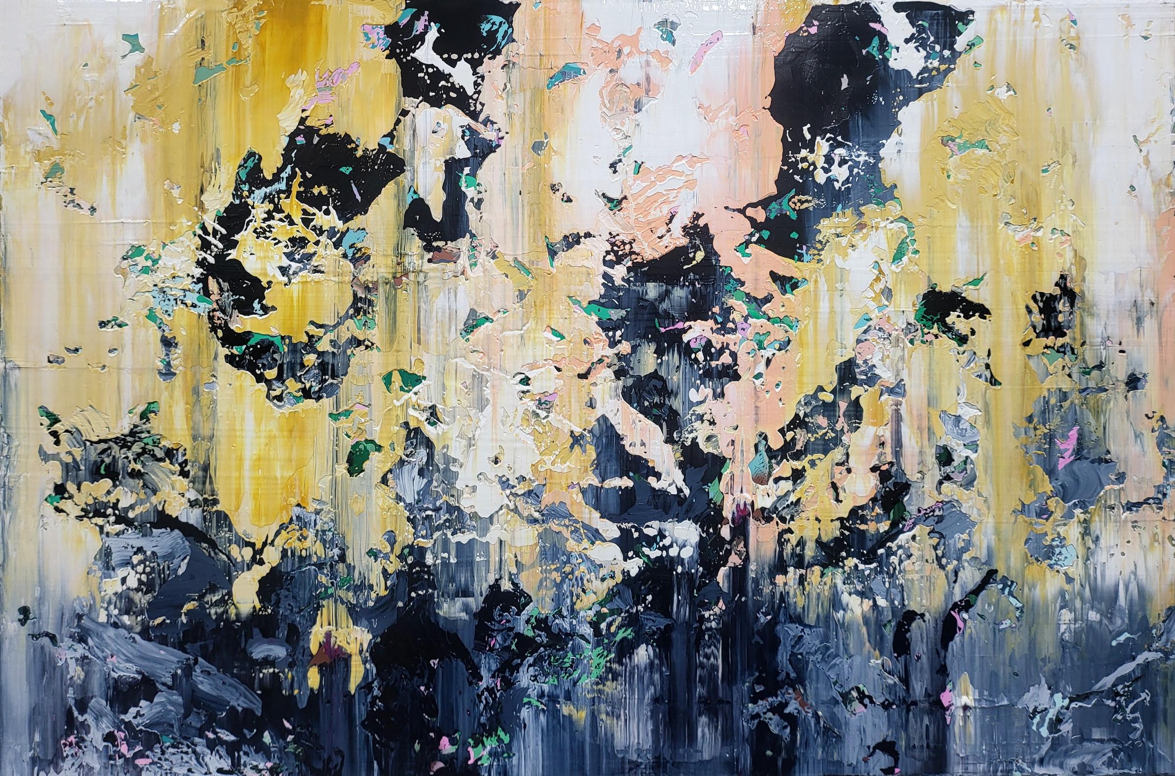 Alex Senchenko Landscape Painting – Zusammenfassung 2578