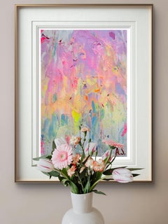 Abstract 2629 – Farbenfrohes abstraktes Impasto-Gemälde