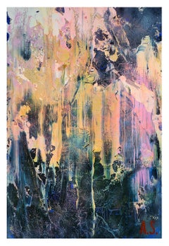 Abstract 2632 - Colorful Impasto Abstract Painting