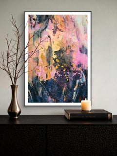 Abstract 2637 - Impasto Acrylic Original Painting . Textured