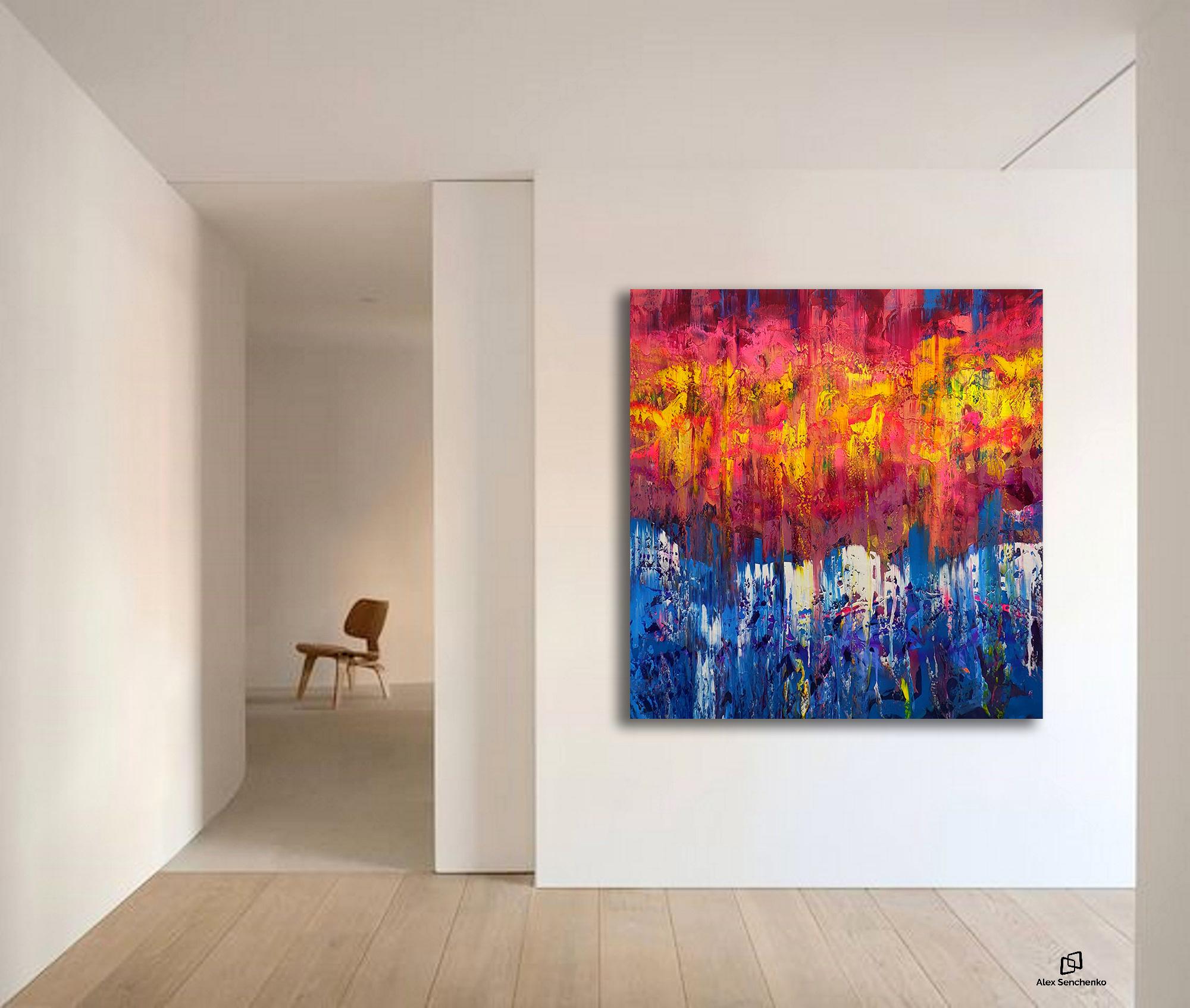 Artist : Alex Senchenko ©


Title: Abstract R 2302 .

2023


• Size of a painting: 150 x 150 cm.
• Size of canvas with borders: 170 x 170 cm.

The painting has additional 10 cm. borders around the art for convenient stretching.
Additional borders of