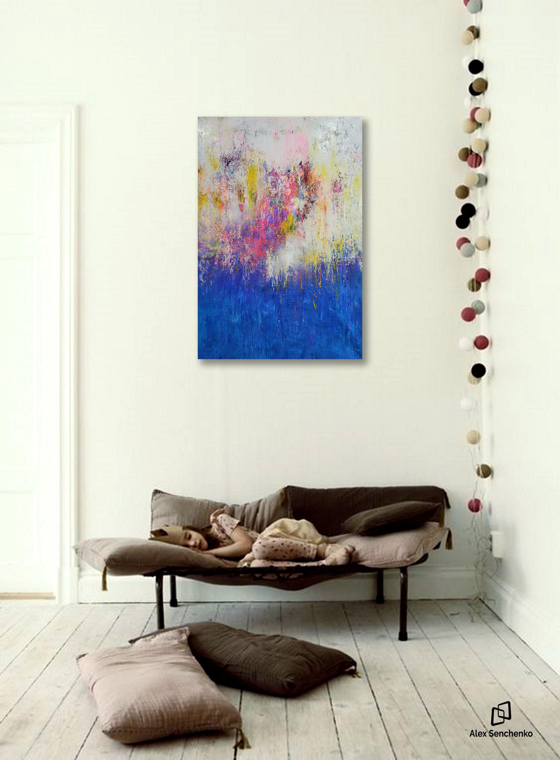 Estratto R 2308 - Abstract Painting Grigio di Alex Senchenko