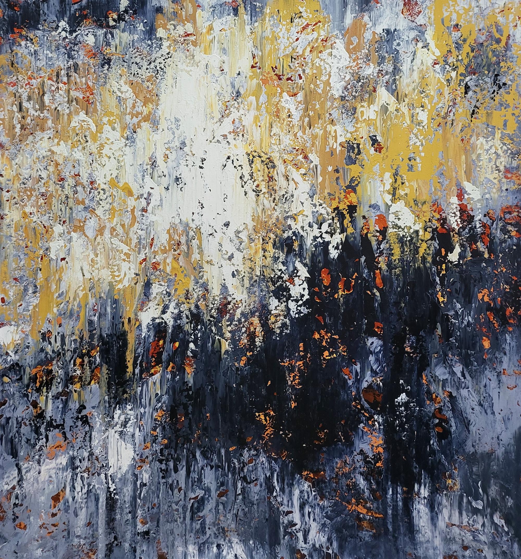 Alex Senchenko Landscape Painting – Zusammenfassung R 2411