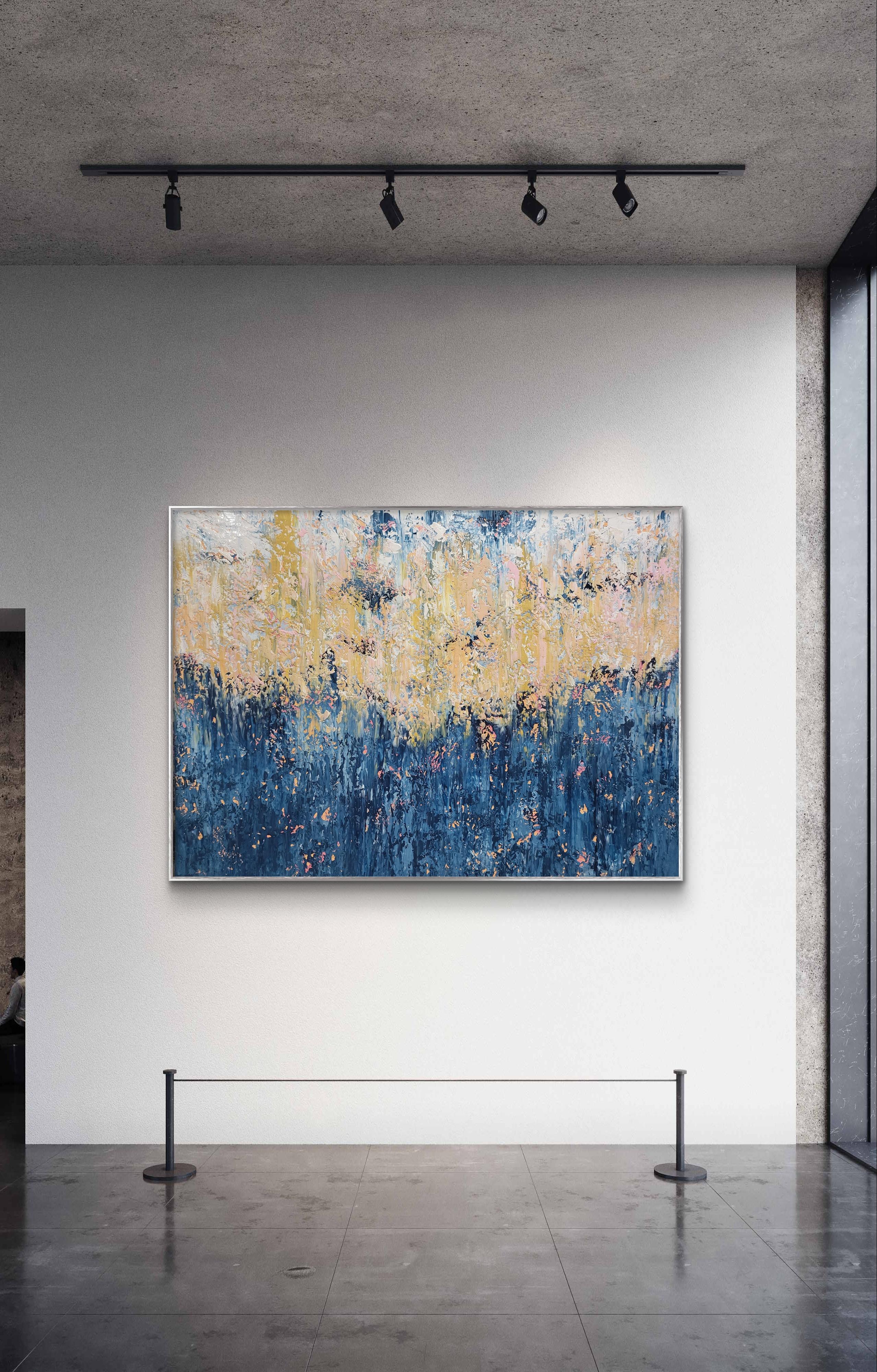 Estratto R 2427 - Abstract Painting Grigio di Alex Senchenko