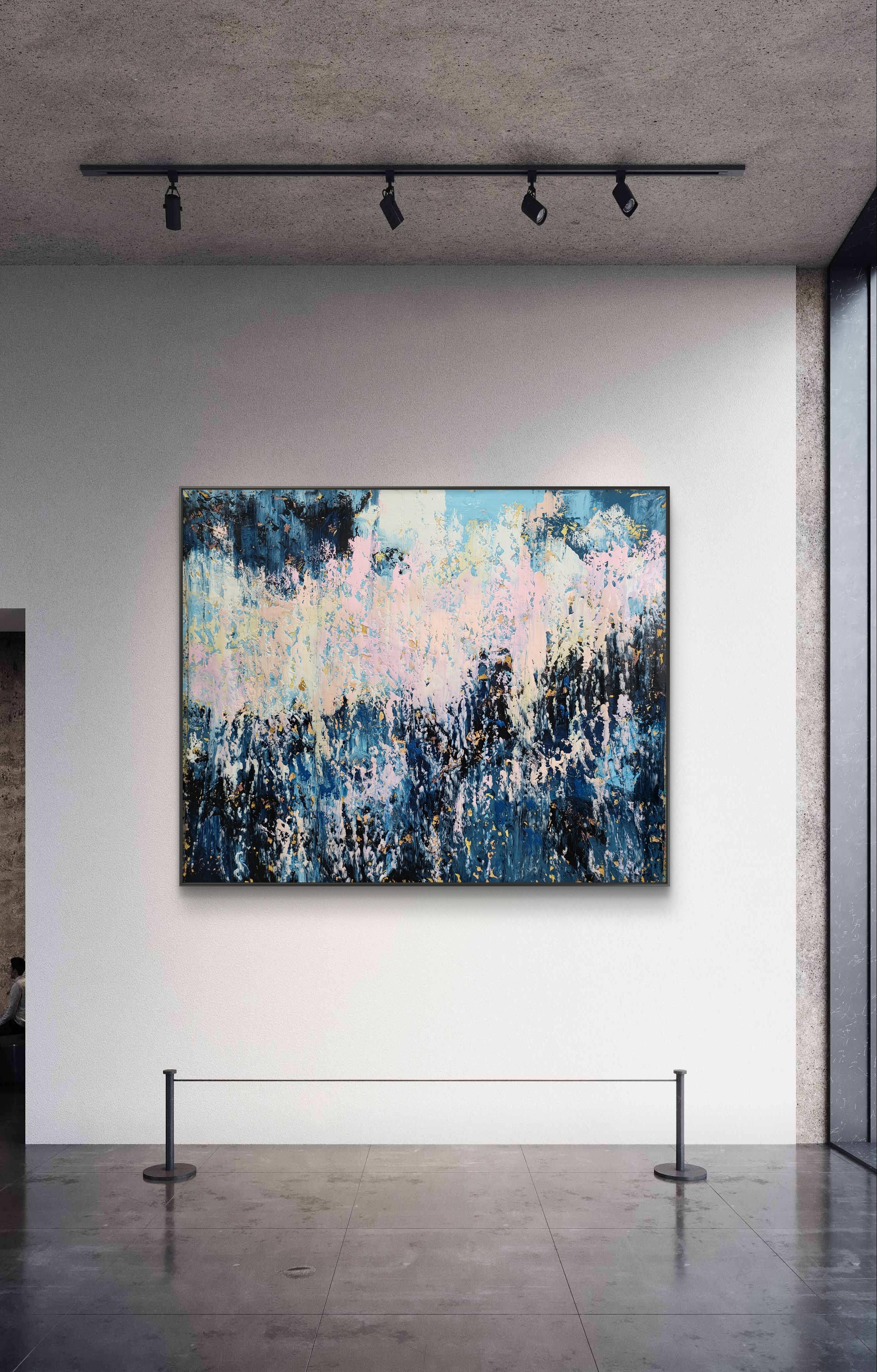 Estratto R 2512 - Abstract Painting Grigio di Alex Senchenko