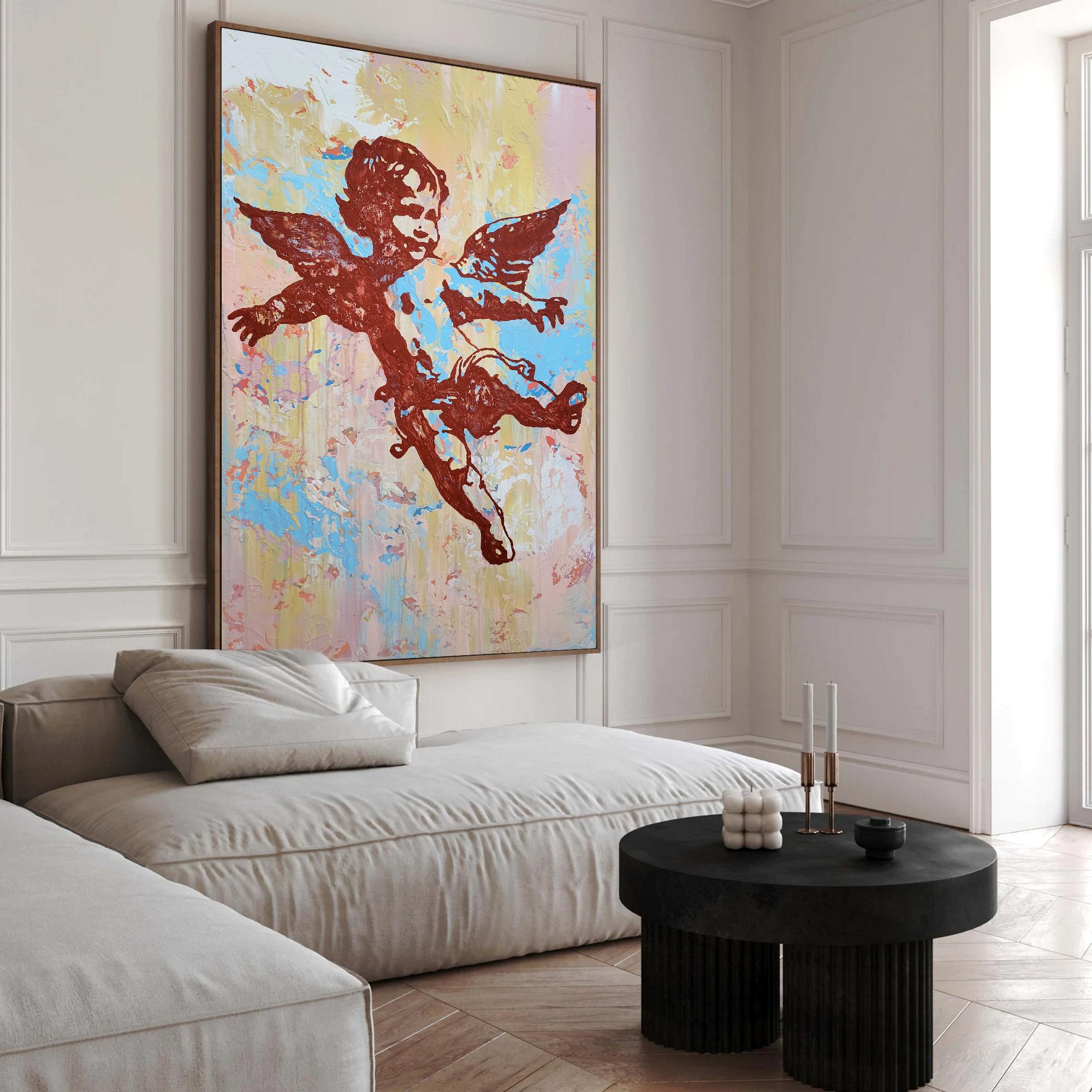 Sueños de plumas - Painting de Alex Senchenko