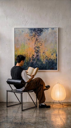 Seeking Light - Impasto Colorful Abstract Painting - 100x100cm.