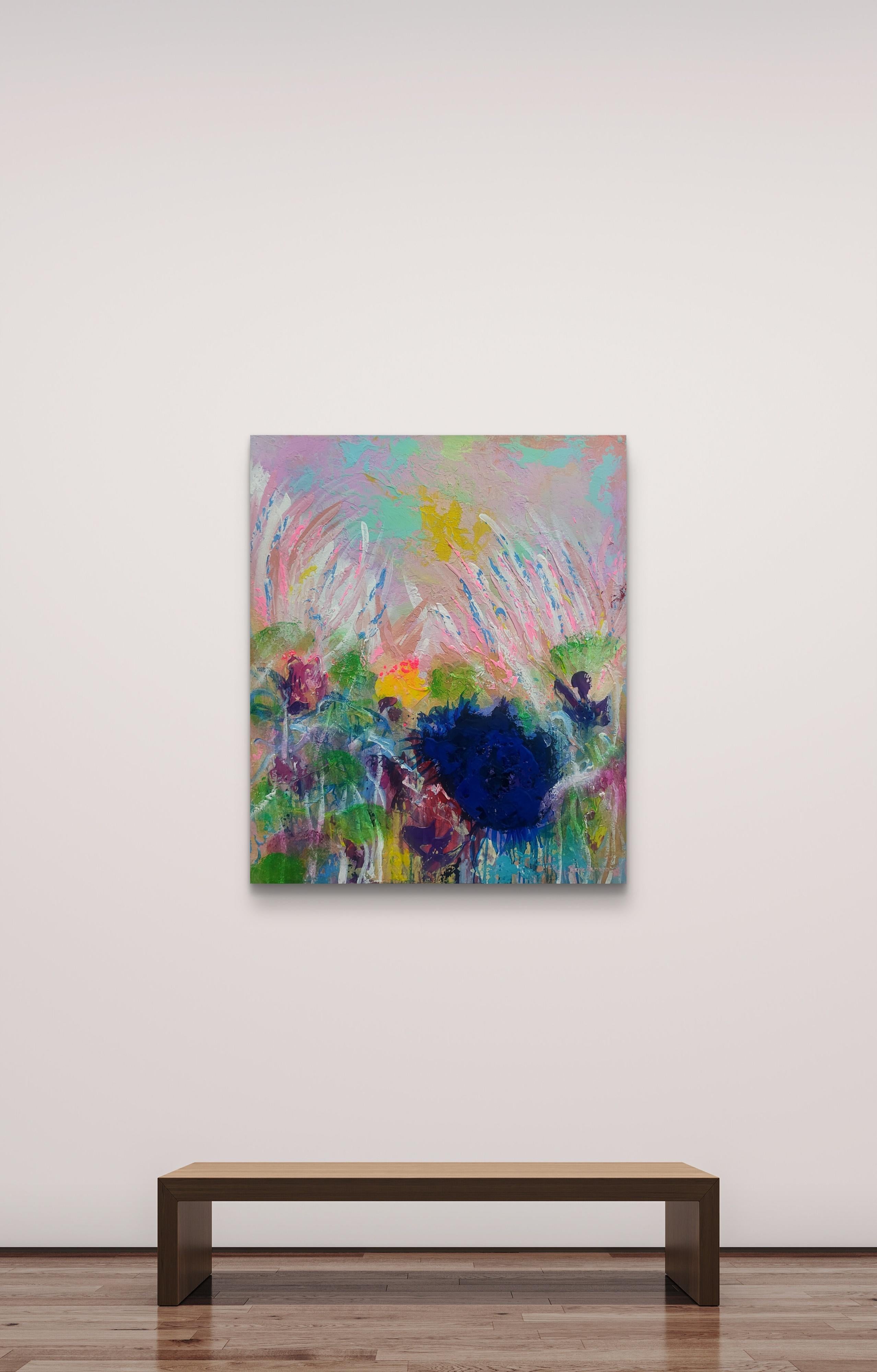 The Silent Awakening (Abstrakter Expressionismus), Painting, von Alex Senchenko