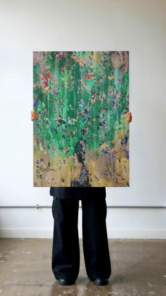 Whispers of the Earth, Abstract Acrylic Painting on Canvas, 120x100cm