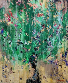 Alex Senchenko - Susurros de la Tierra, Pintura acrílica abstracta sobre lienzo, 120x100cm Susurros de la Tierra, Pintura acrílica abstracta sobre lienzo, 120x100cm