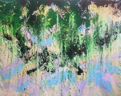 Wild Berries - Large Abstract Impasto Acrylic Painting on Canvas: 200x150cm.