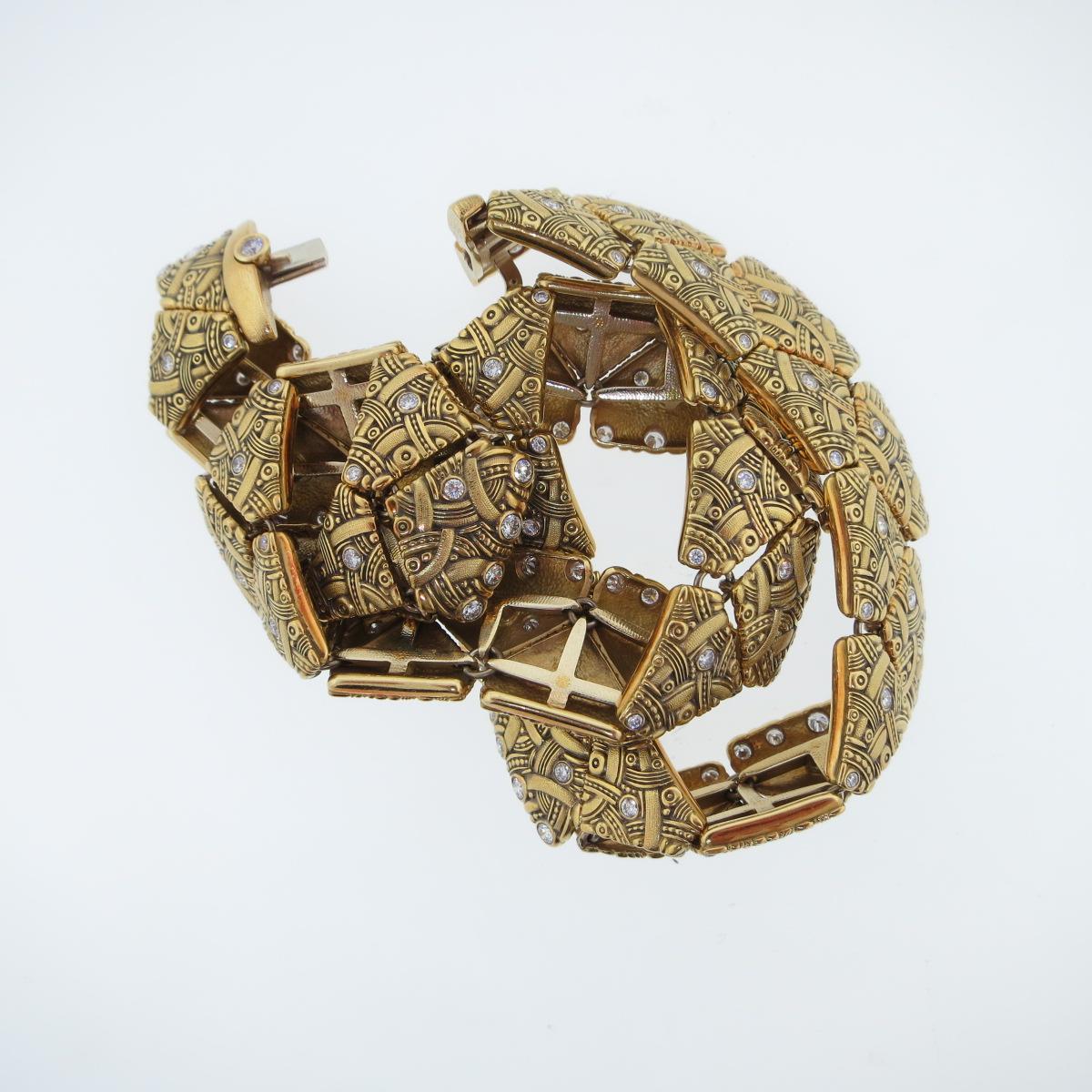 Women's Alex Sepkus 18 Karat Diamond Necklace For Sale