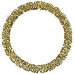 Alex Sepkus 18 Karat Diamond Necklace