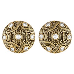 Alex Sepkus 18K Yellow Gold 1.50ct Diamond Earrings