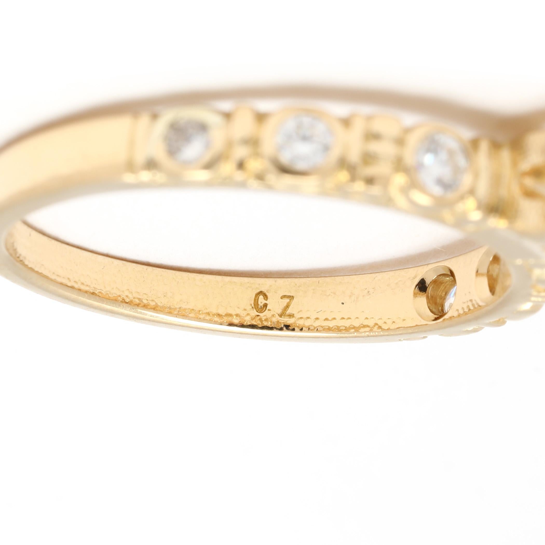 Alex Sepkus .78ctw Diamant-Verlobungsring, 18k Gelbgold, Ring Größe 6,25 für Damen oder Herren