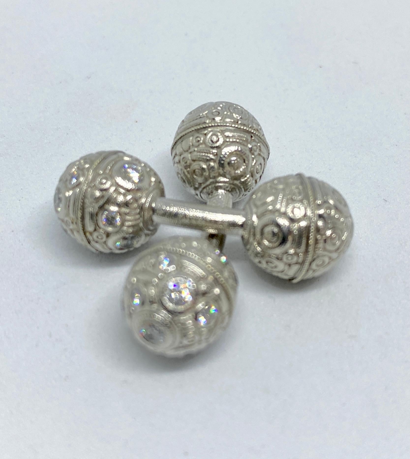 Contemporain Boutons de manchette 