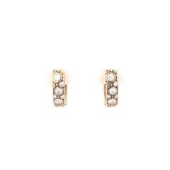 Alex Sepkus Diamond Oval Hoops 18K Yellow Gold