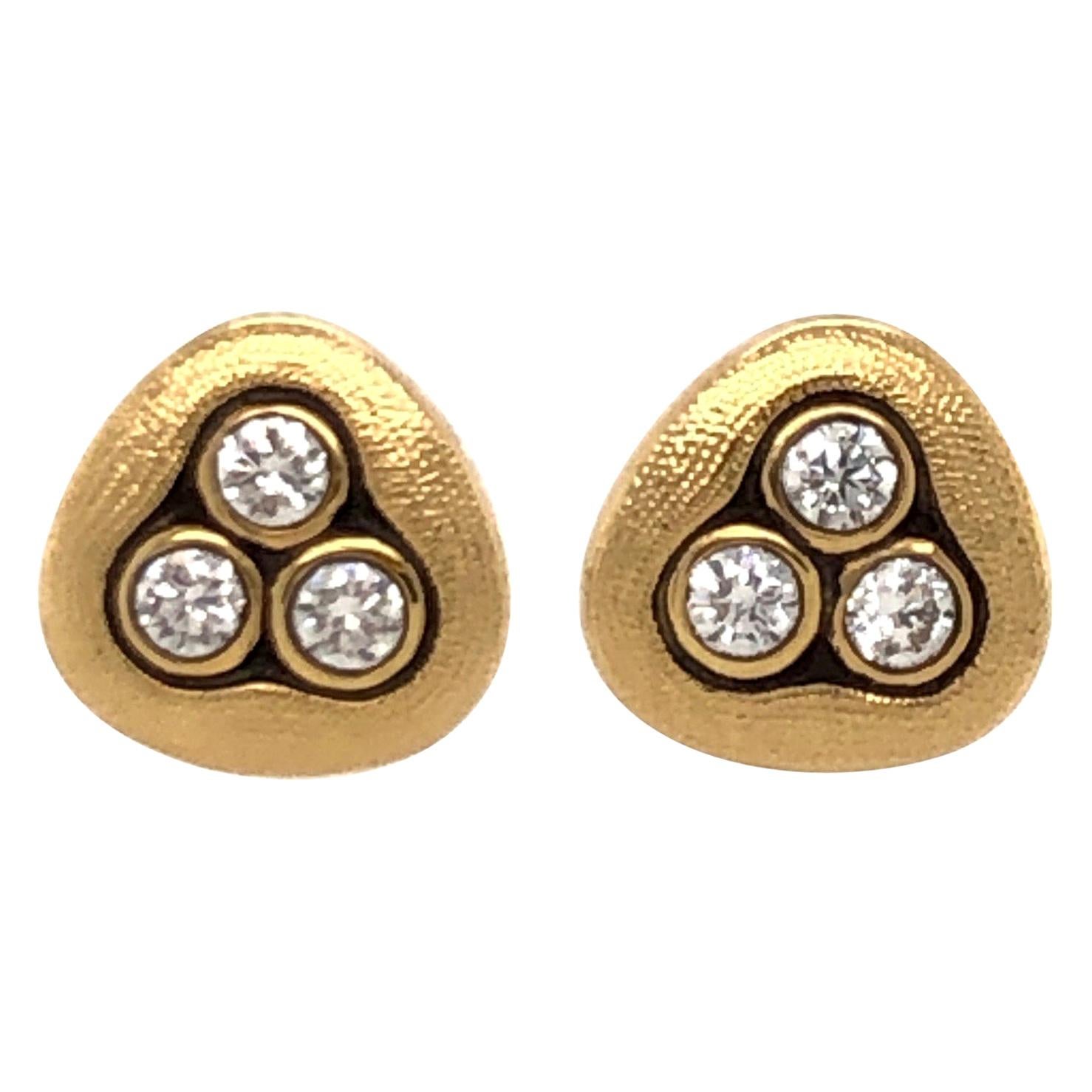 Alex Sepkus Diamond Swirling Water Studs