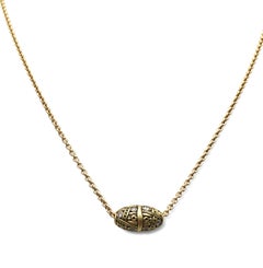Alex Sepkus Gold and Diamond 'Bead' Pendant Necklace