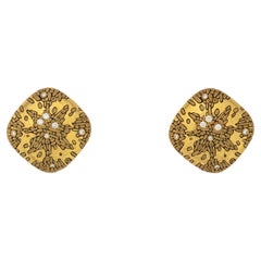 Gold- und Diamant-Ohrringe von Alex Sepkus