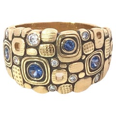 Alex Sepkus Anillo Cúpula de Diamantes "Ventanitas" Oro Amarillo de 18 K
