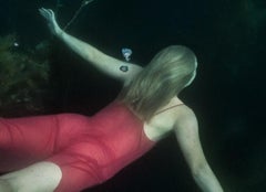 Abyss - underwater nude photograph - print on paper 18" x 24"