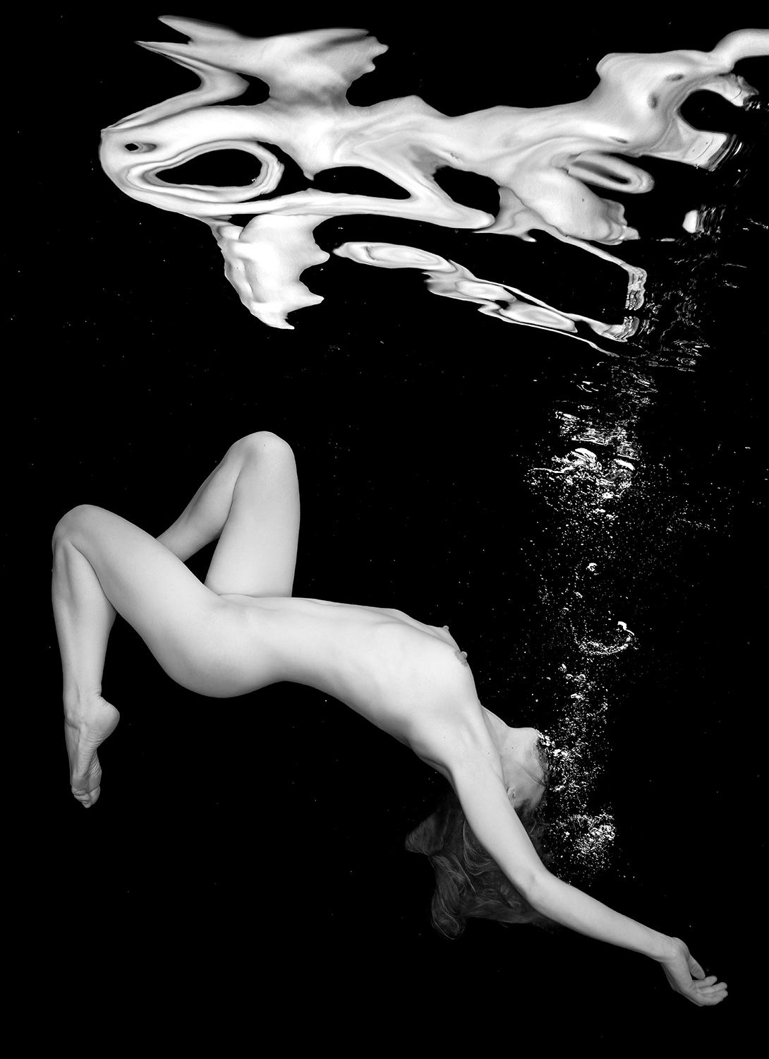 Andromeda - fotografia subacquea in bianco e nero - stampa d'archivio 35 х 25