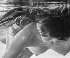 Apriel - photo de nu sous l'eau - impression sur aluminium 10 x 12 pouces